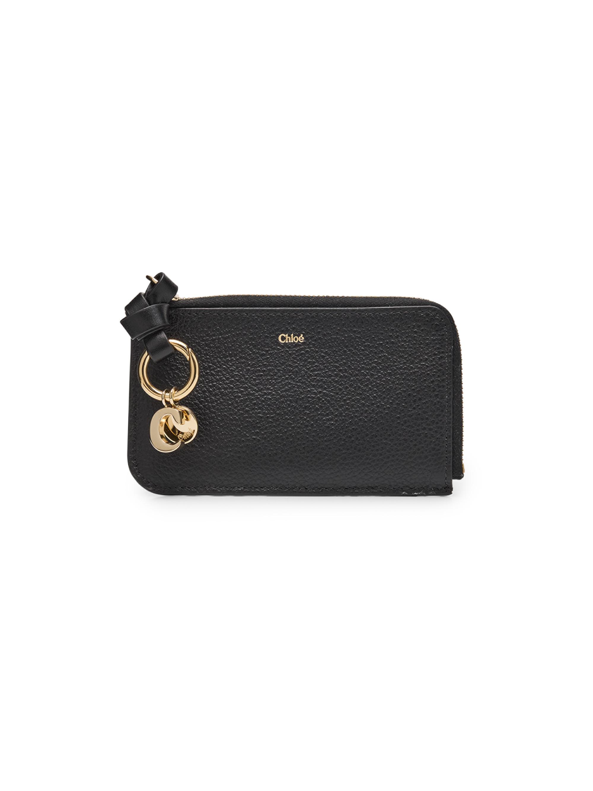 Chloé Women's Alphabet Leather Coin Purse - Black