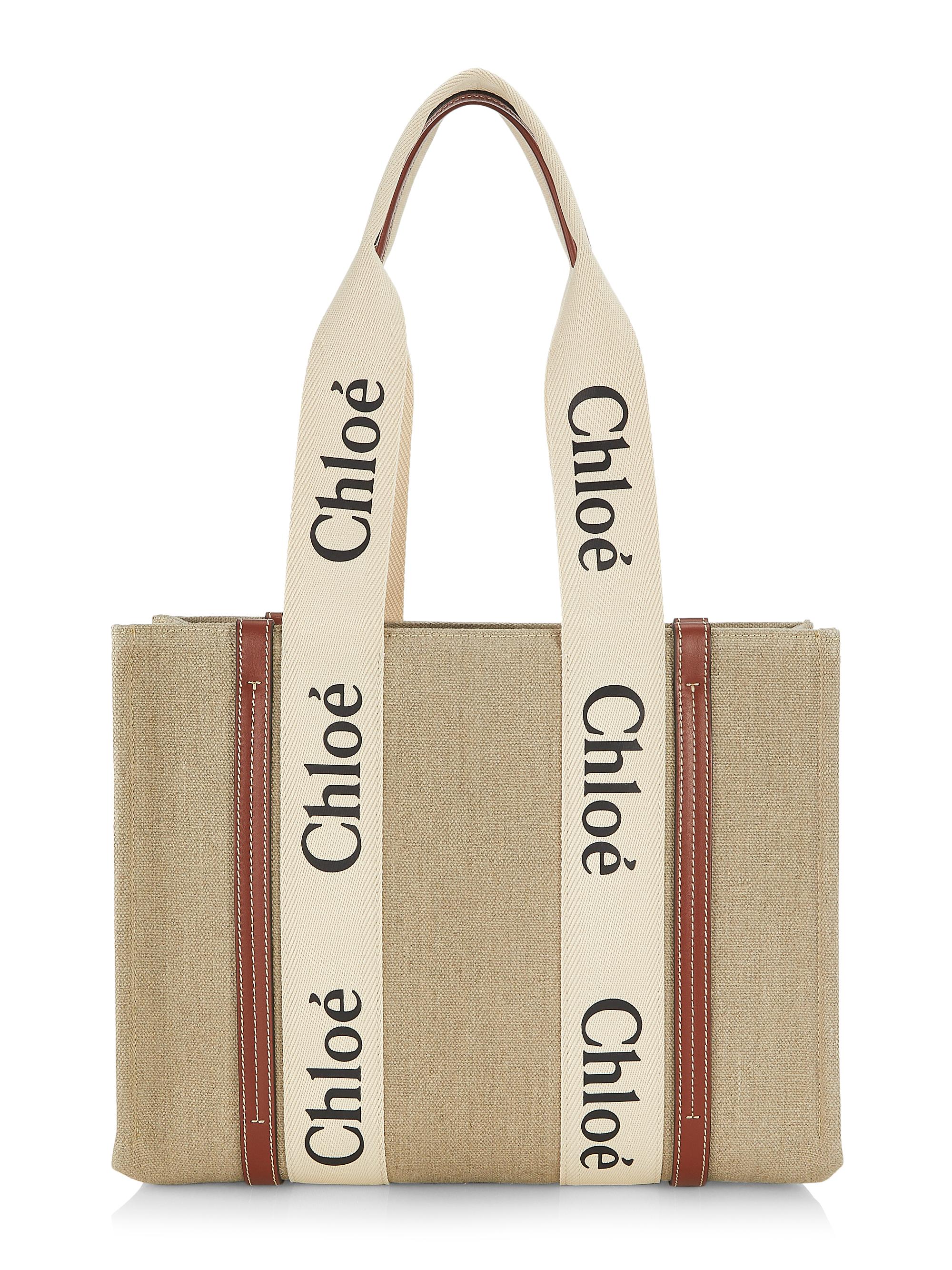 Chloé Woody Small Denim Tote Bag | Saks Fifth Avenue