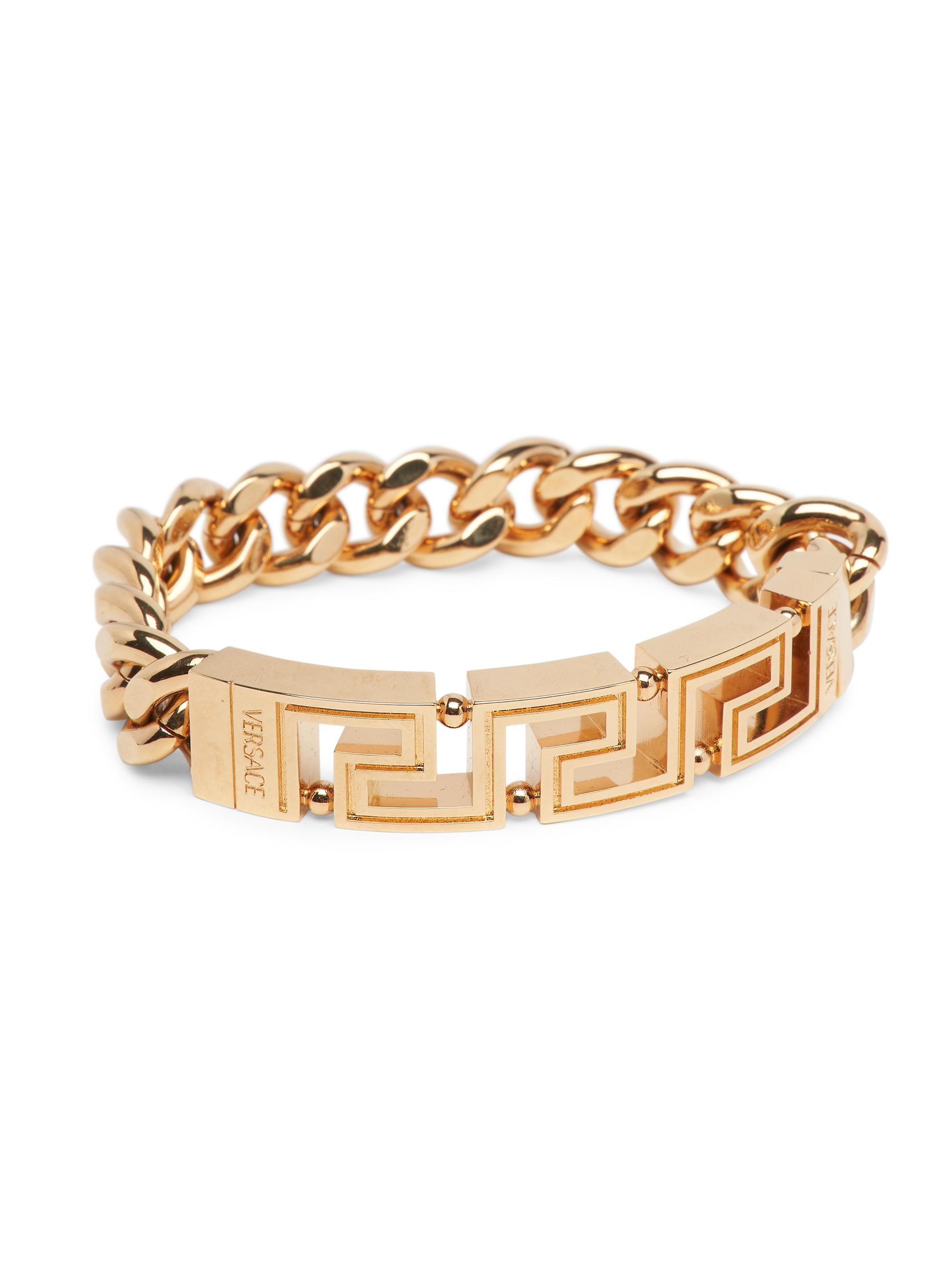 Versace Men's Greca Chain Bracelet -  Gold