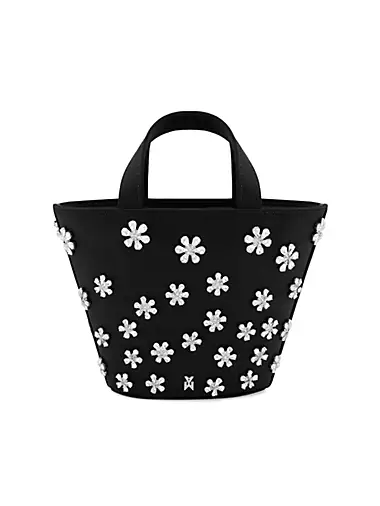 Amina Muaddi star-embellished Mini Bucket Bag - Farfetch
