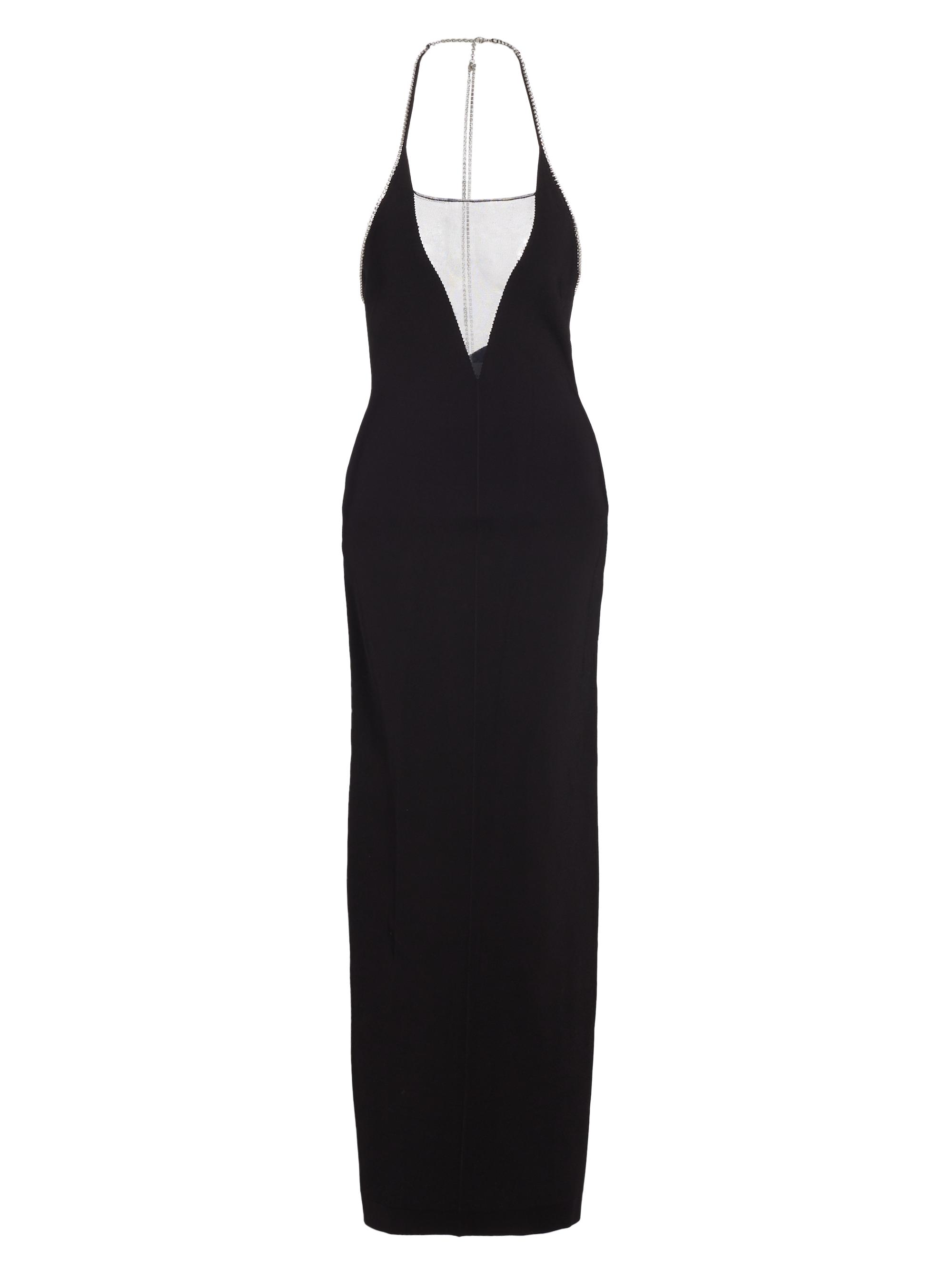 Galvan London Women's Stella Crystal Maxi Dress - Black