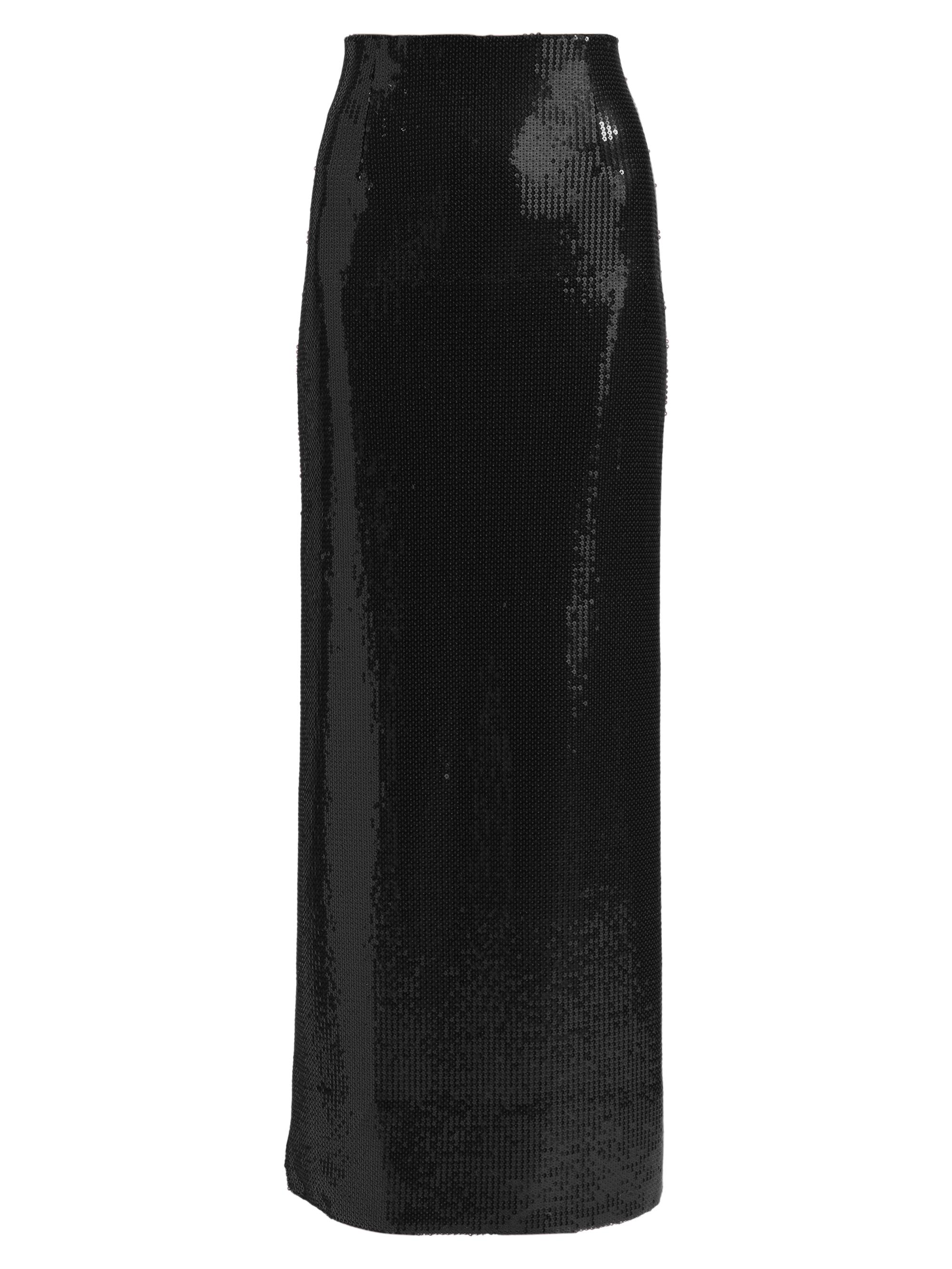 Brandon Maxwell Emery Sequined Zip Midi Skirt | Saks Fifth