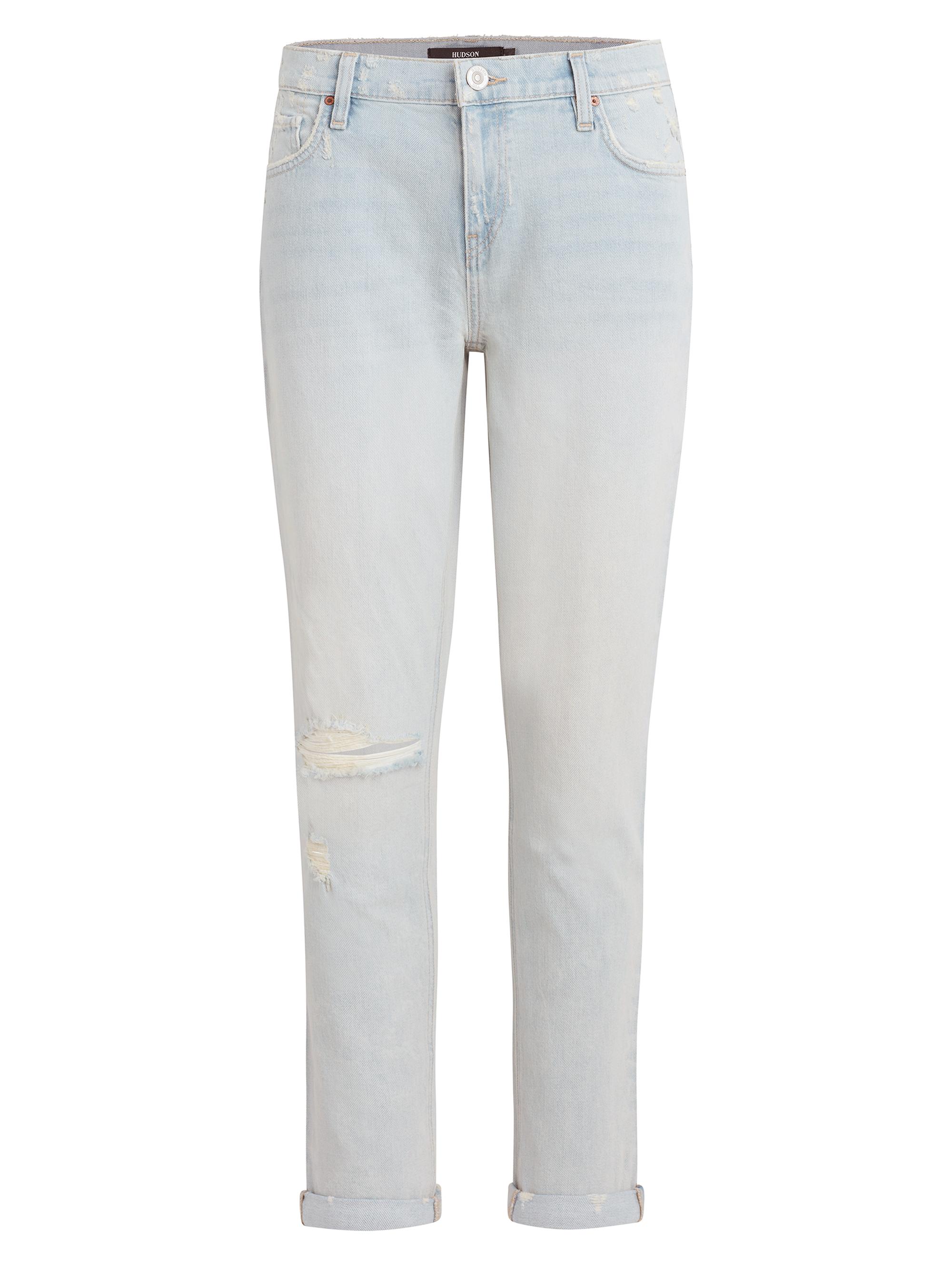 Hudson Jeans Women's Lana Mid-Rise Distressed Slim Boyfriend Jeans - Vital