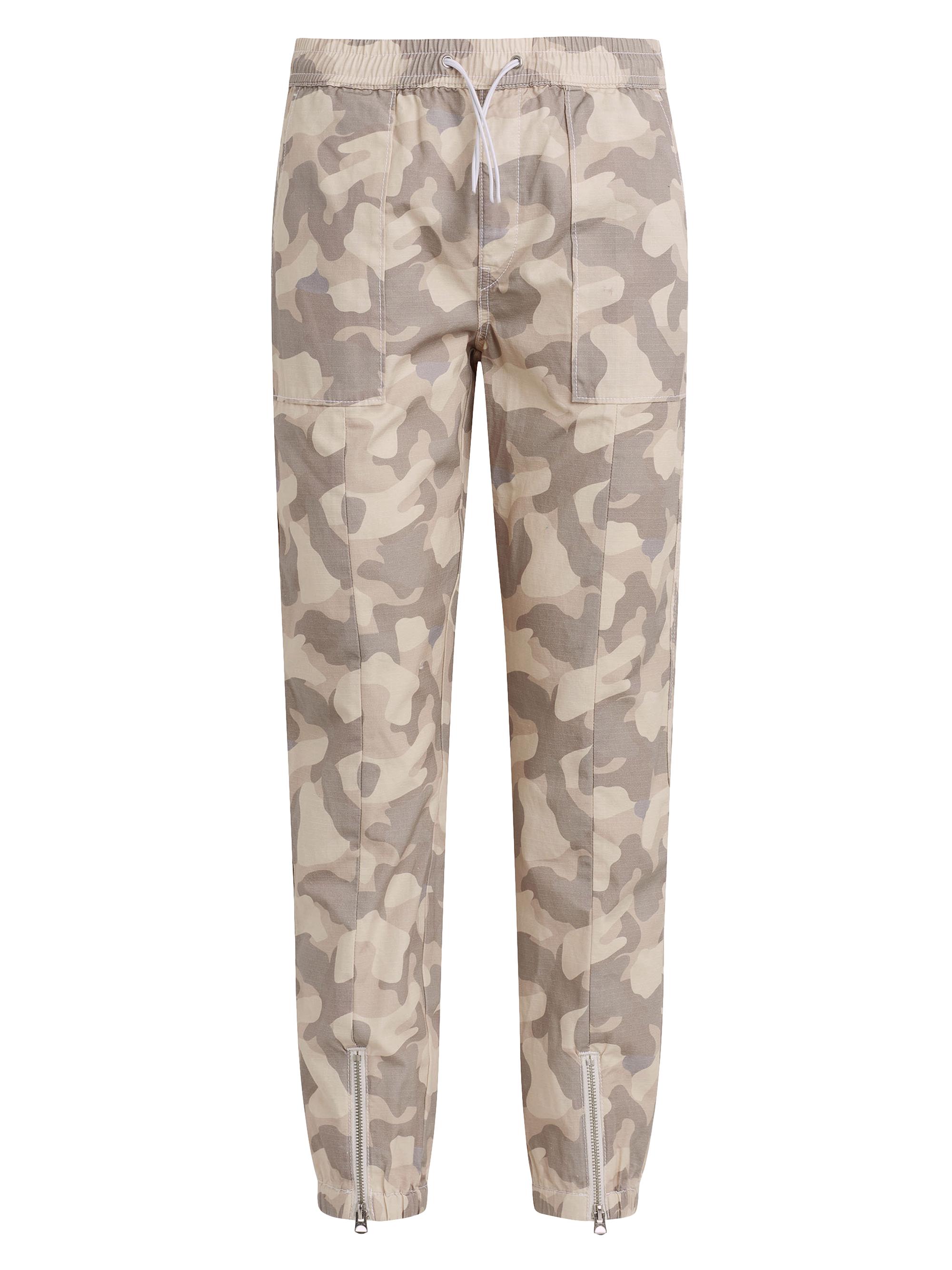 Hudson Jeans Women's Zip-Front Camo Cargo Joggers - Peyote Camo