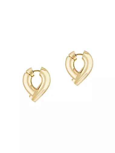 Oera 18K Yellow Gold Hoop Earrings