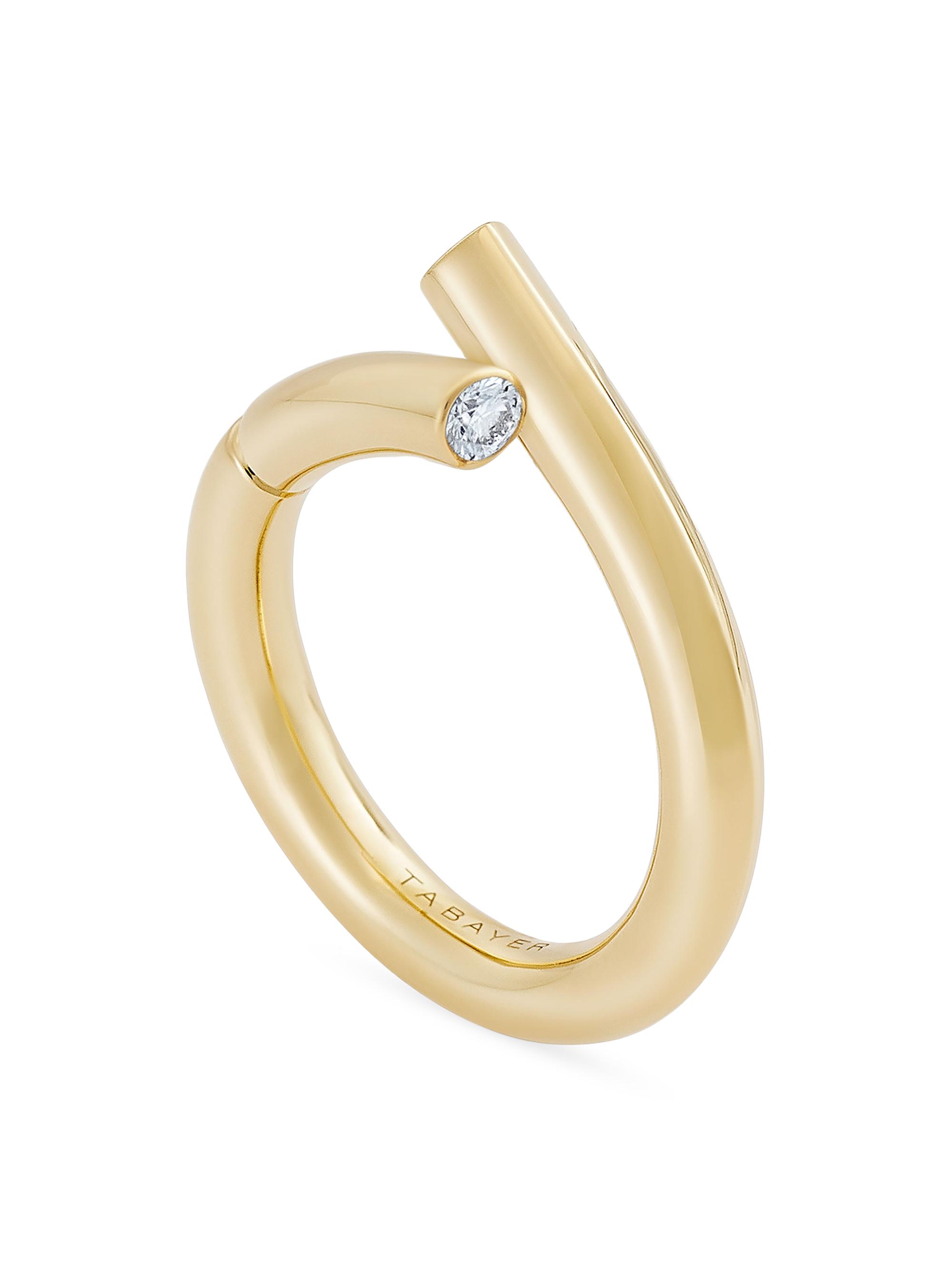 Tabayer Women's Oera 18K Yellow Gold & Diamond Ring - Yellow Gold