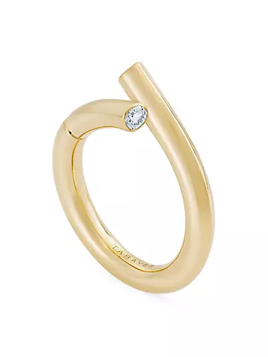 Oera 18K Yellow Gold & Diamond Ring