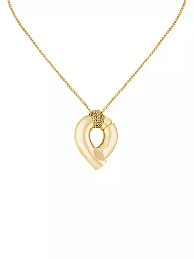 Oera Large 18K Yellow Gold Pendant Necklace