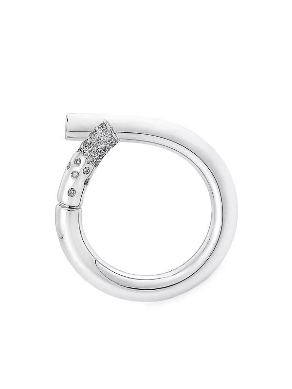 Oera 18K White Gold & Diamond Ring