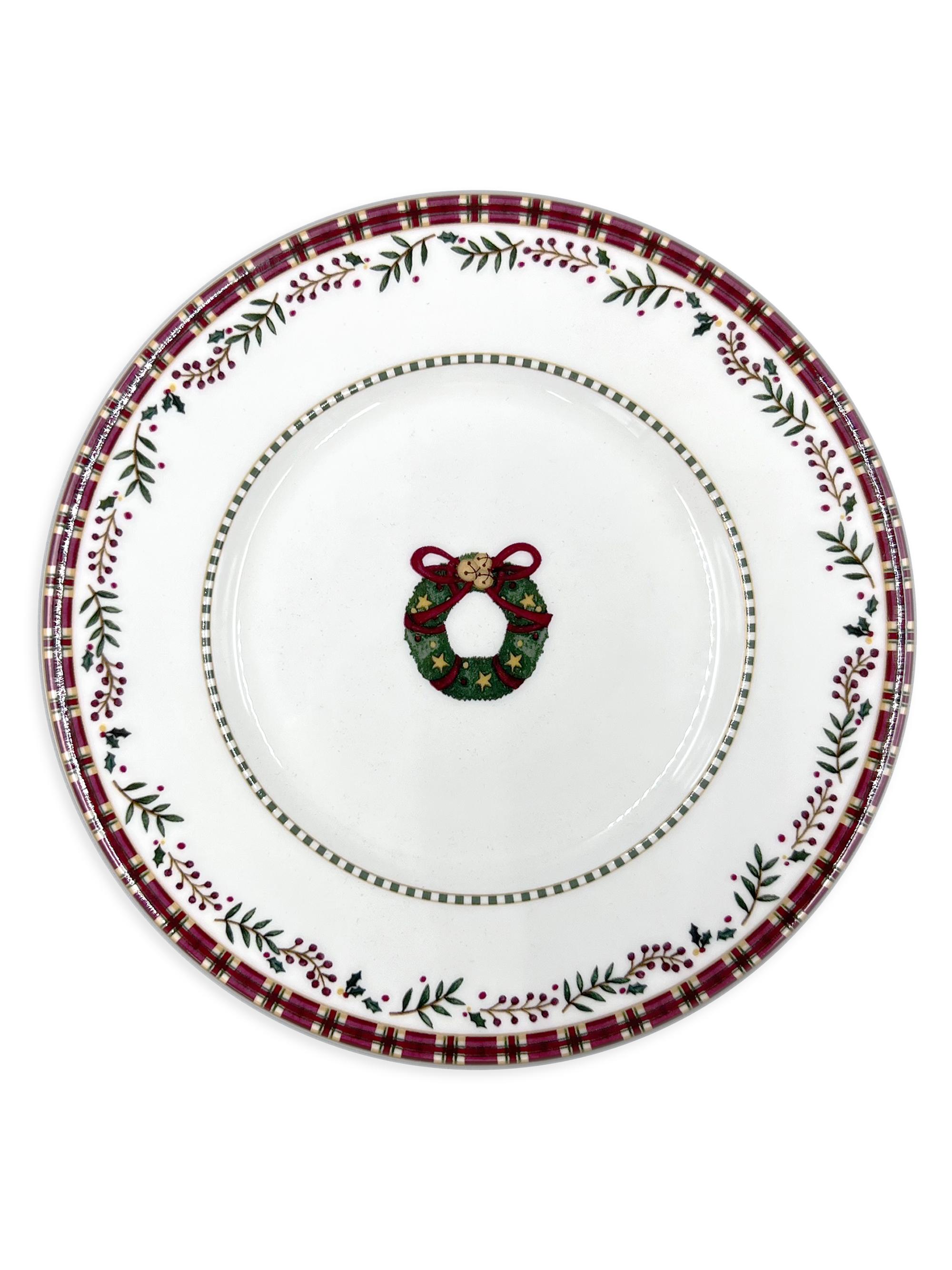 Prouna Nutcracker Bread & Butter Plate - Red Green White