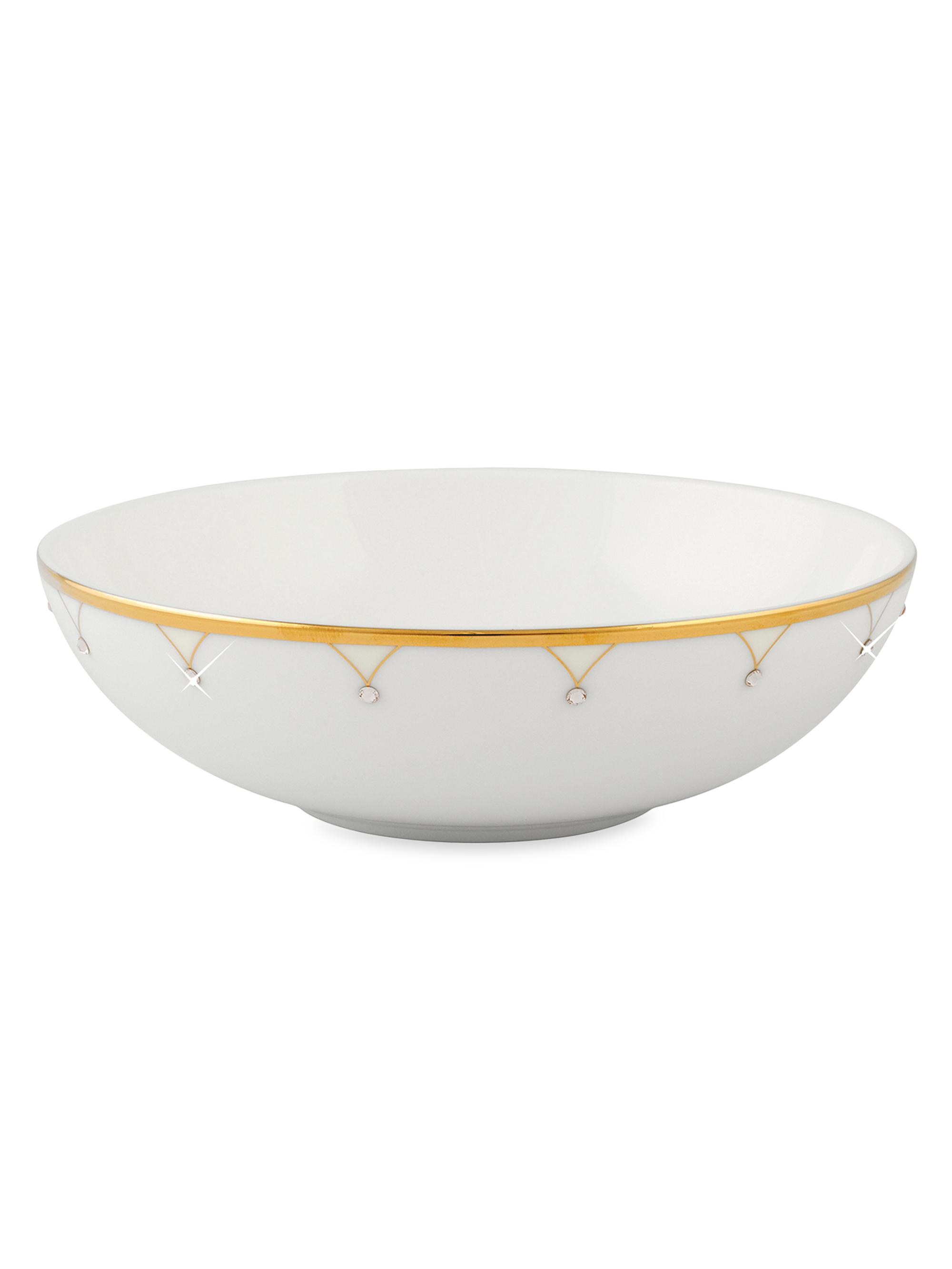 Prouna Princess Gold Fruit/Dessert Bowl - Gold White