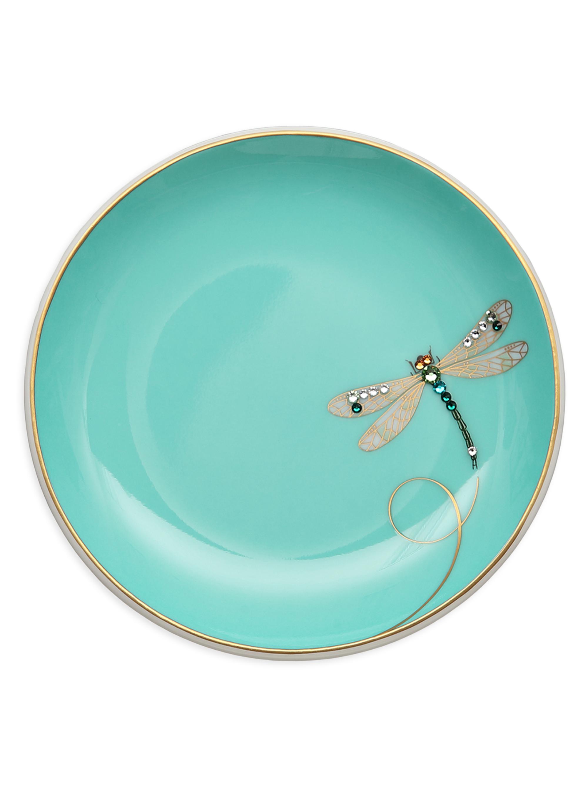 Prouna My Dragonfly 4-Piece Jewelry Tray Set - Mint Gold White