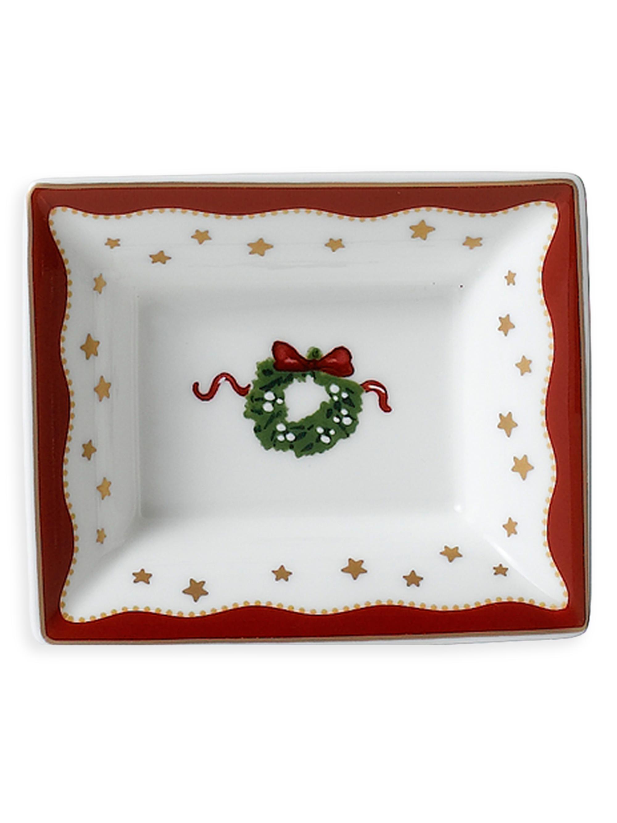 Prouna My Noel Small Catchall Tray - Red Green White Gold