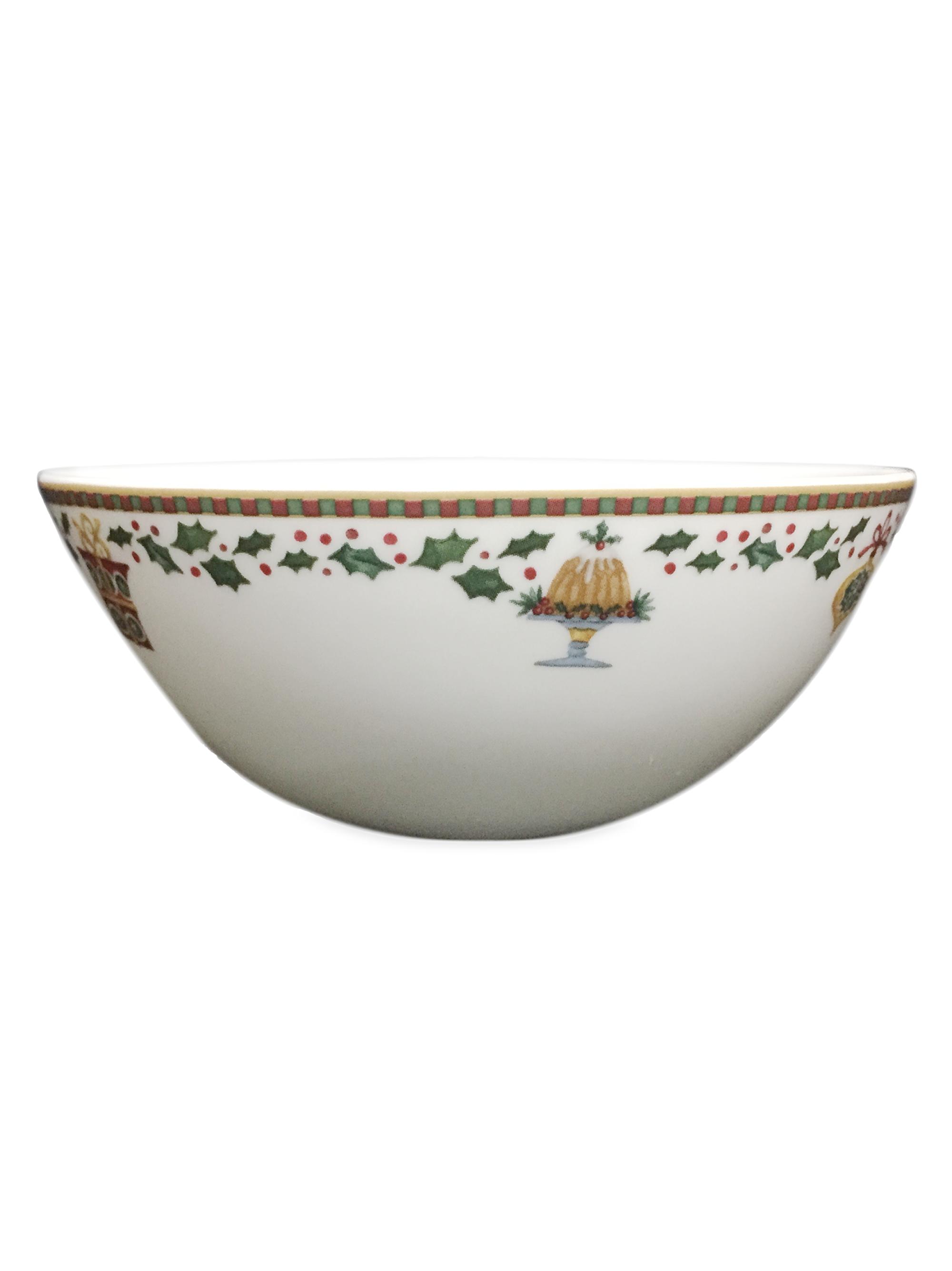 Prouna Nutcracker Cereal Bowl - Red Green White