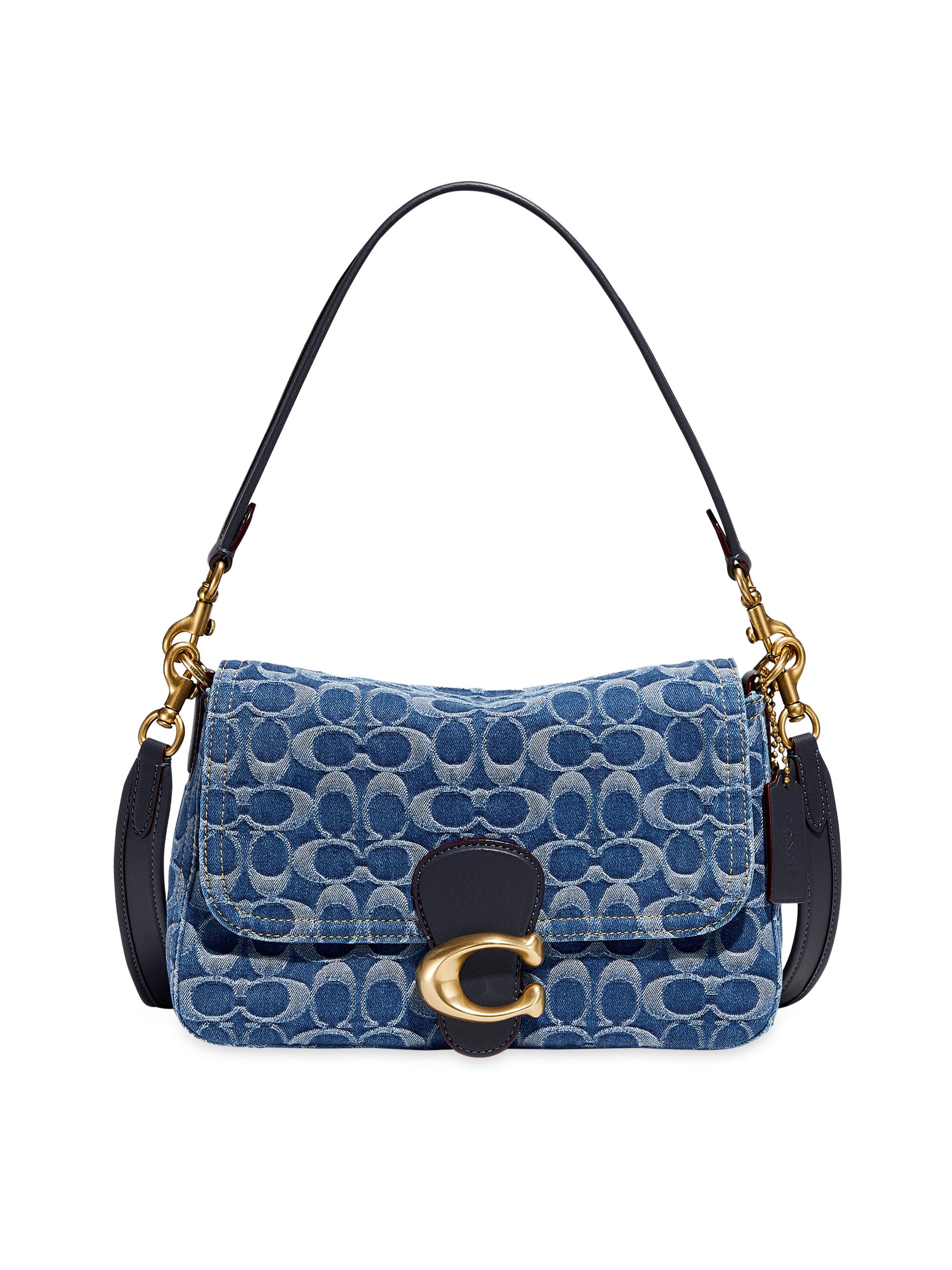 COACH Signature Denim Field Tote | Saks Fifth Avenue