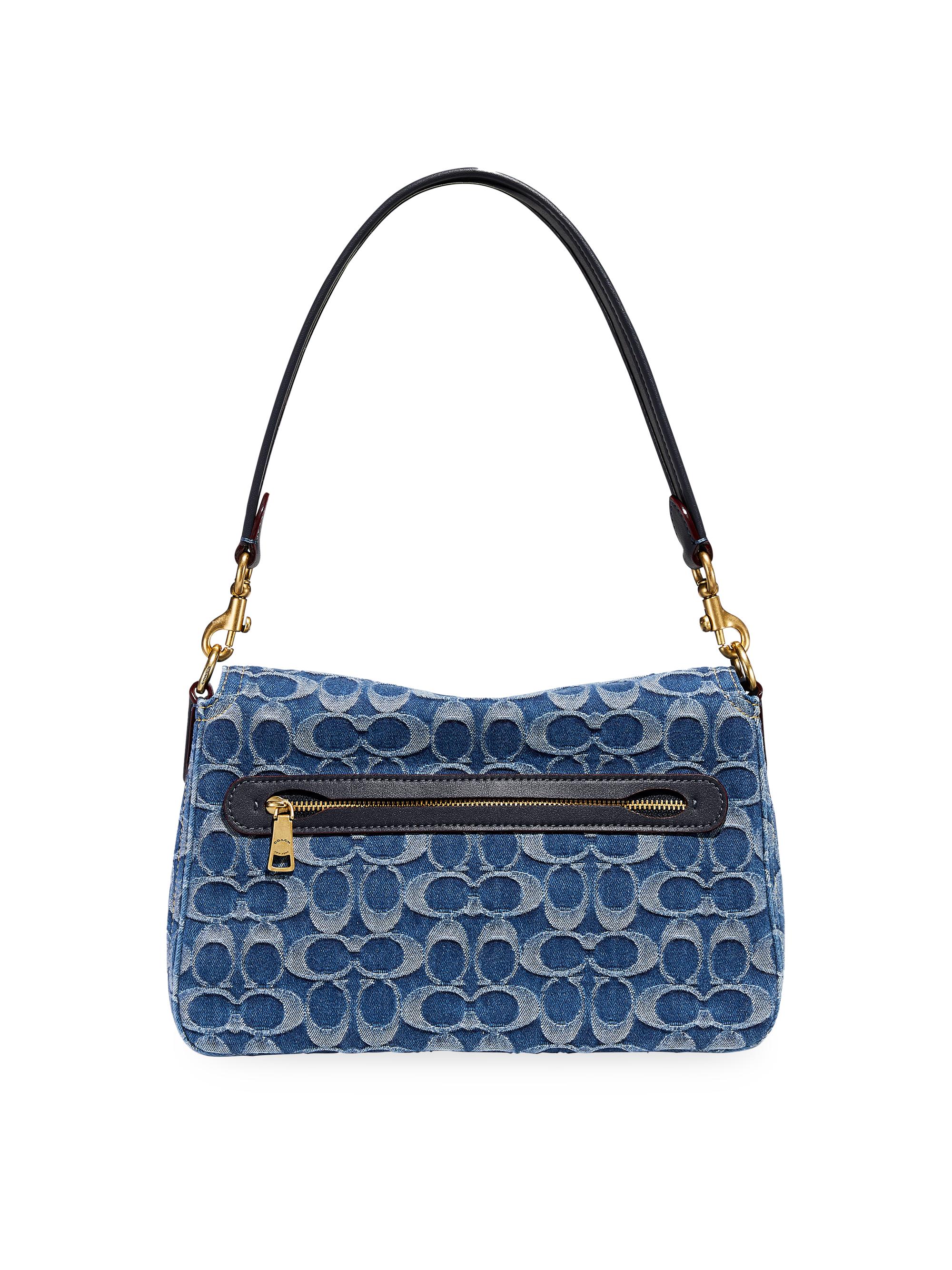 COACH Signature Denim Field Tote | Saks Fifth Avenue