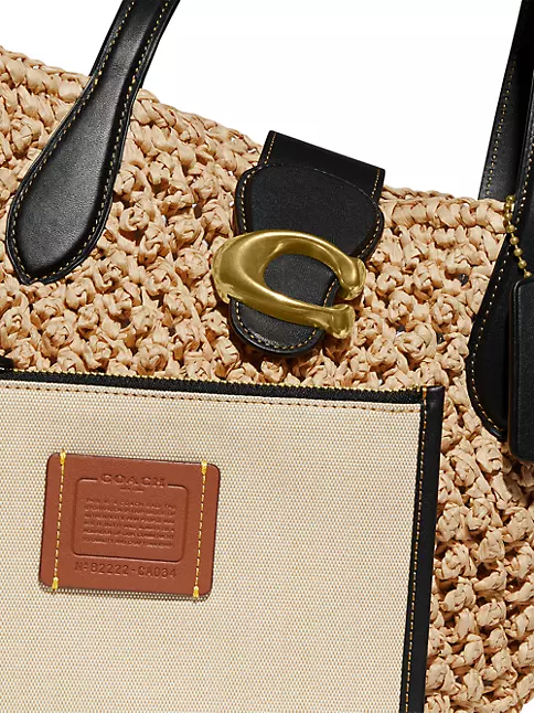 This straw handbag from Coach is on sale for just $60