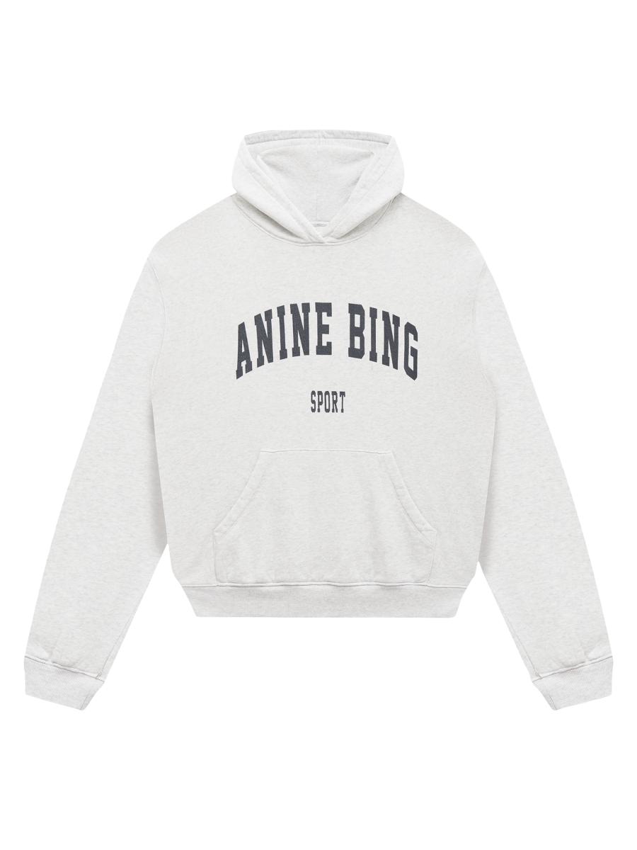 Shop Anine Bing Harvey Sport Logo Hoodie | Saks Fifth Avenue