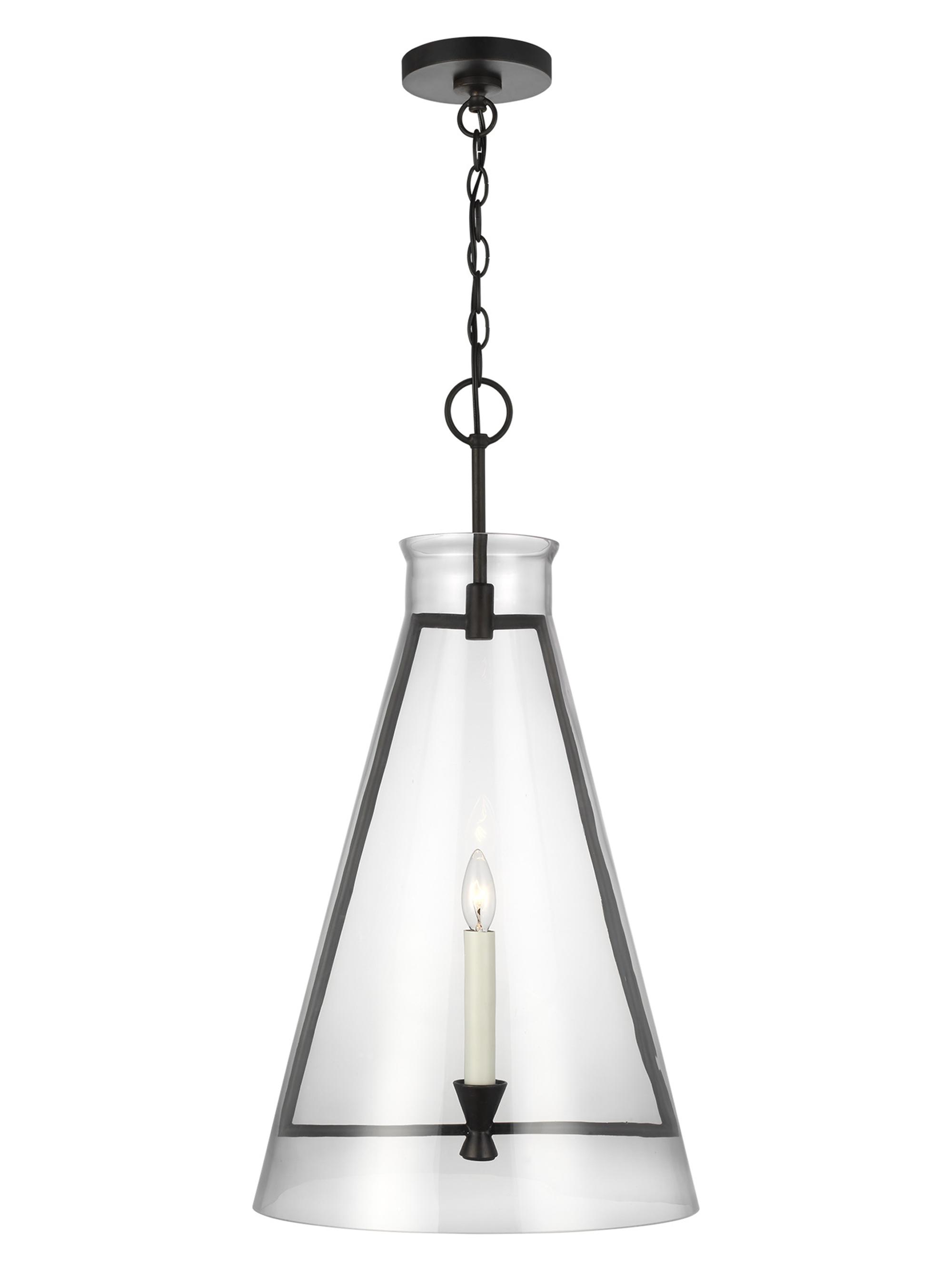 Chapman & Myers Visual Comfort Studio Pendant - Aged Iron - Women's Home