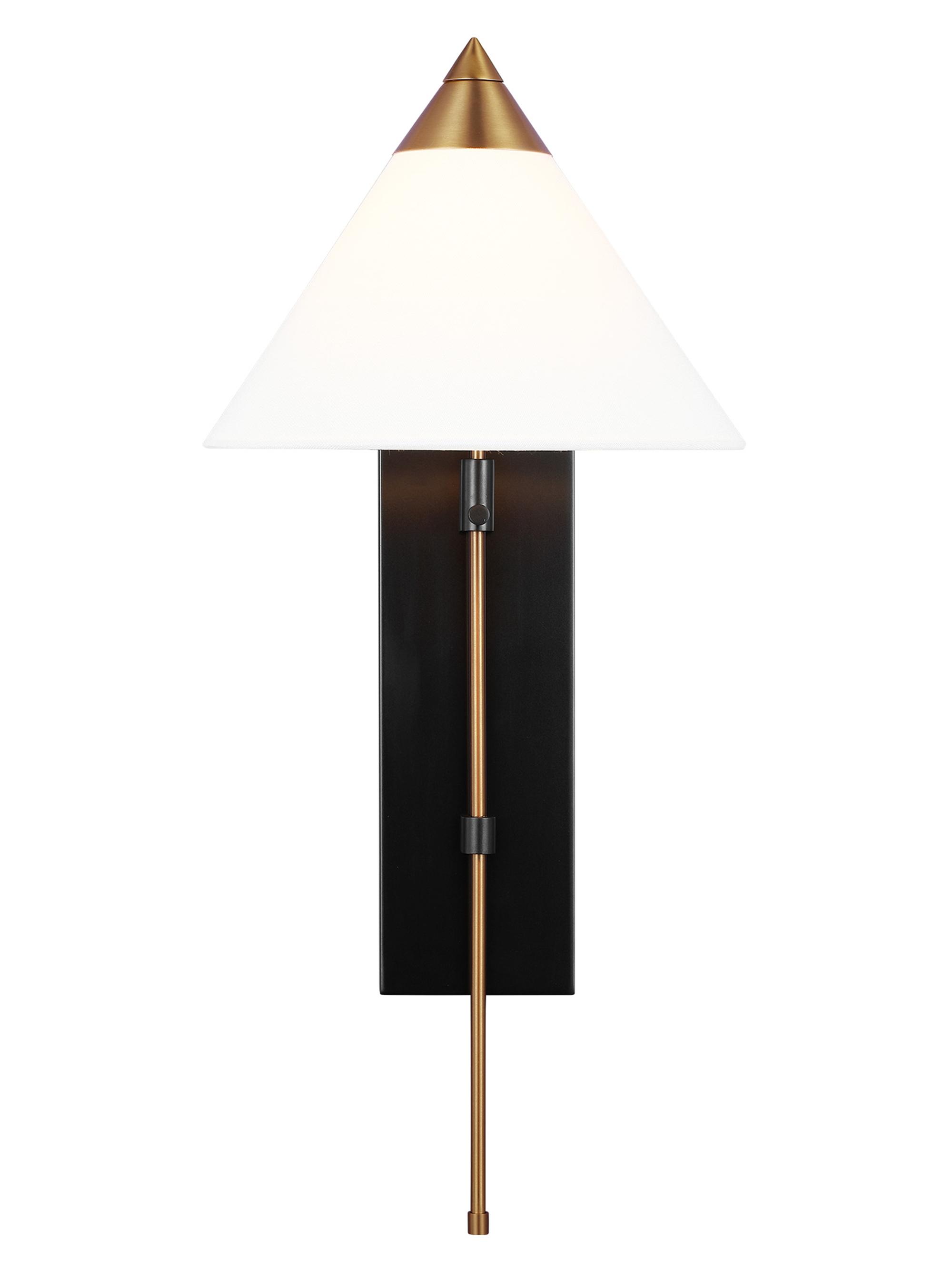 Kelly Wearstler Visual Comfort Studio Wall Sconce - Burnished Brass Deep Bronze