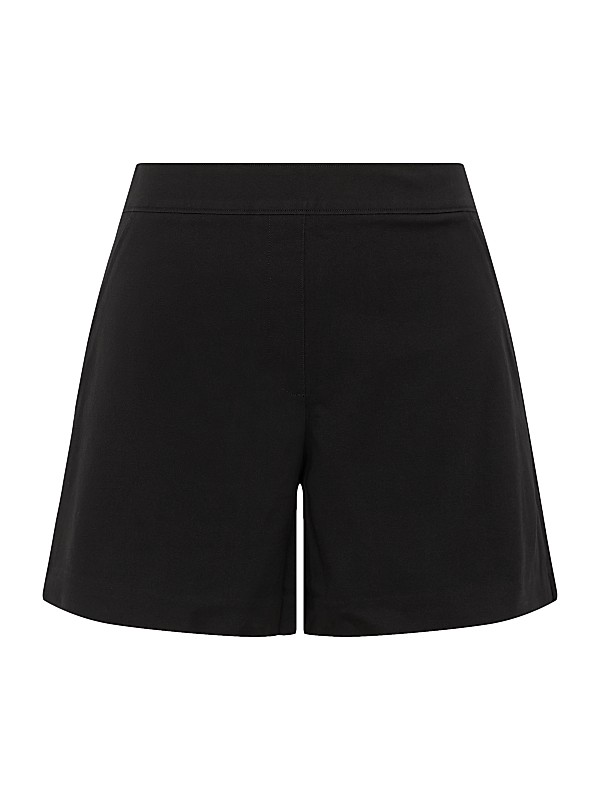 Shop Spanx Polished Stretch-Cotton Shorts | Saks Fifth Avenue Shop Spanx Polished Stretch-Cotton Shorts | Saks Fifth Avenue