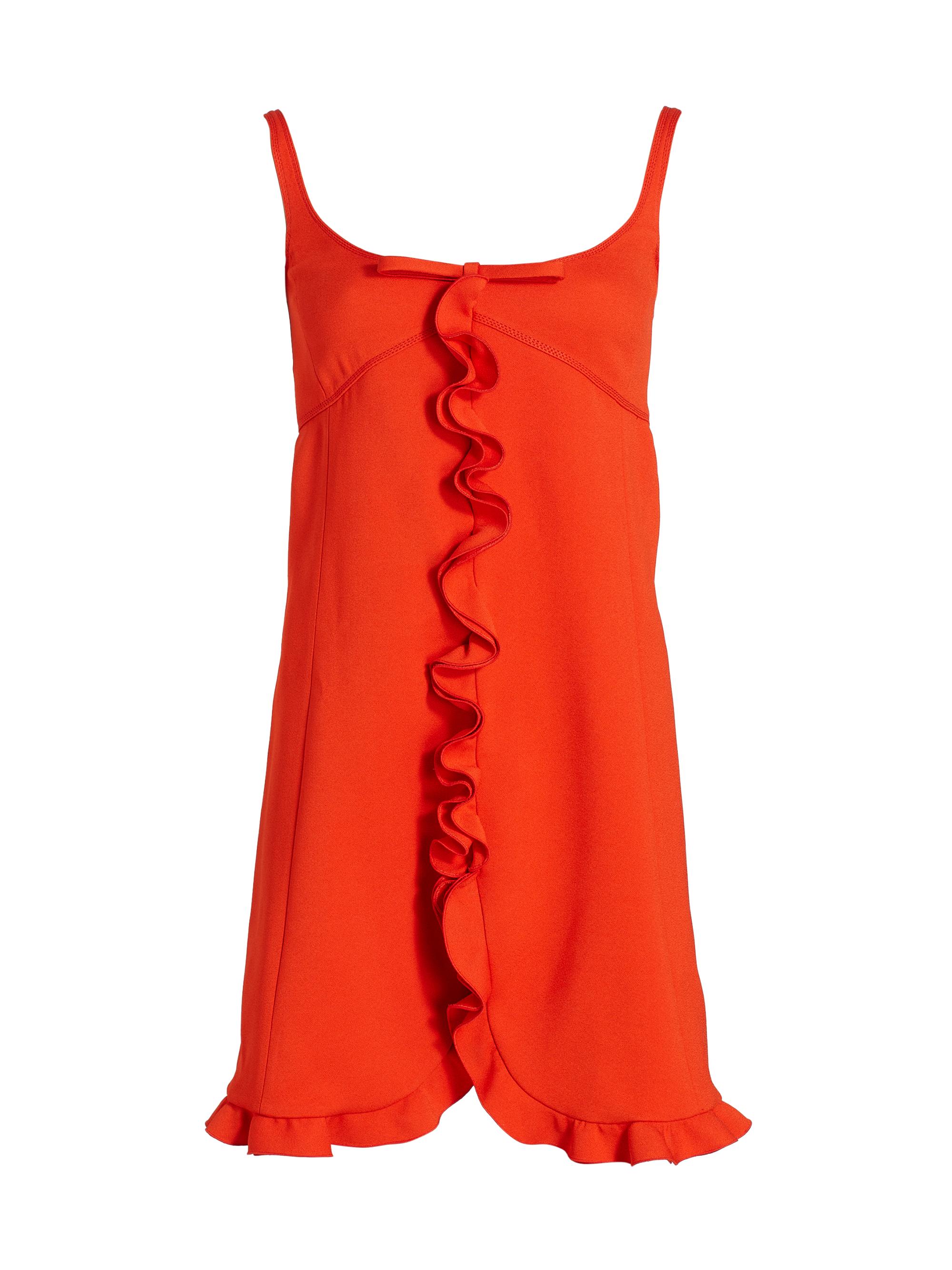 Giambattista Valli Bow Ruffle Minidress | Saks Fifth Avenue