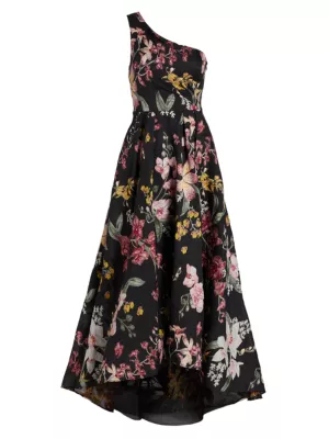 みさみさ様Marchesa Notte 花柄オフショルダー ロングドレス2サイズ Marchesa Notte One-Shoulder Gown | Saks Fifth Avenue