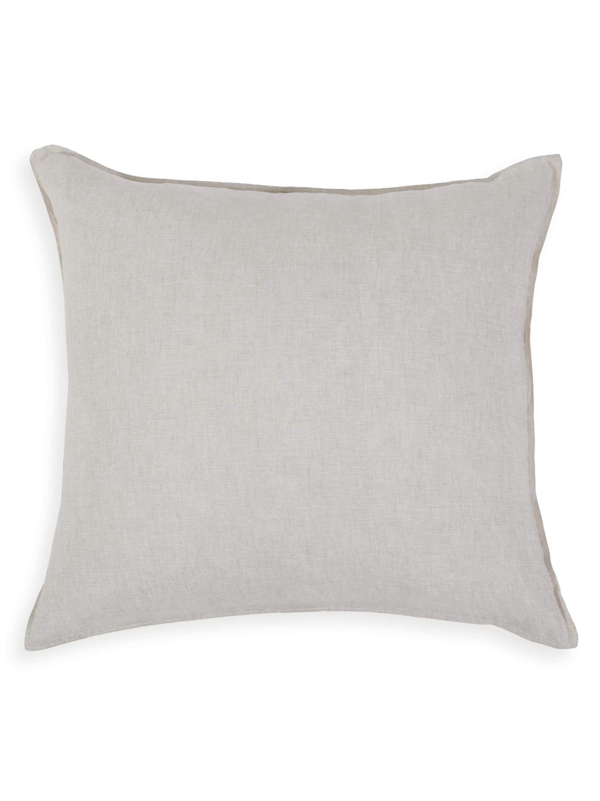 Pom Pom at Home Parker Linen Euro Sham - Flax