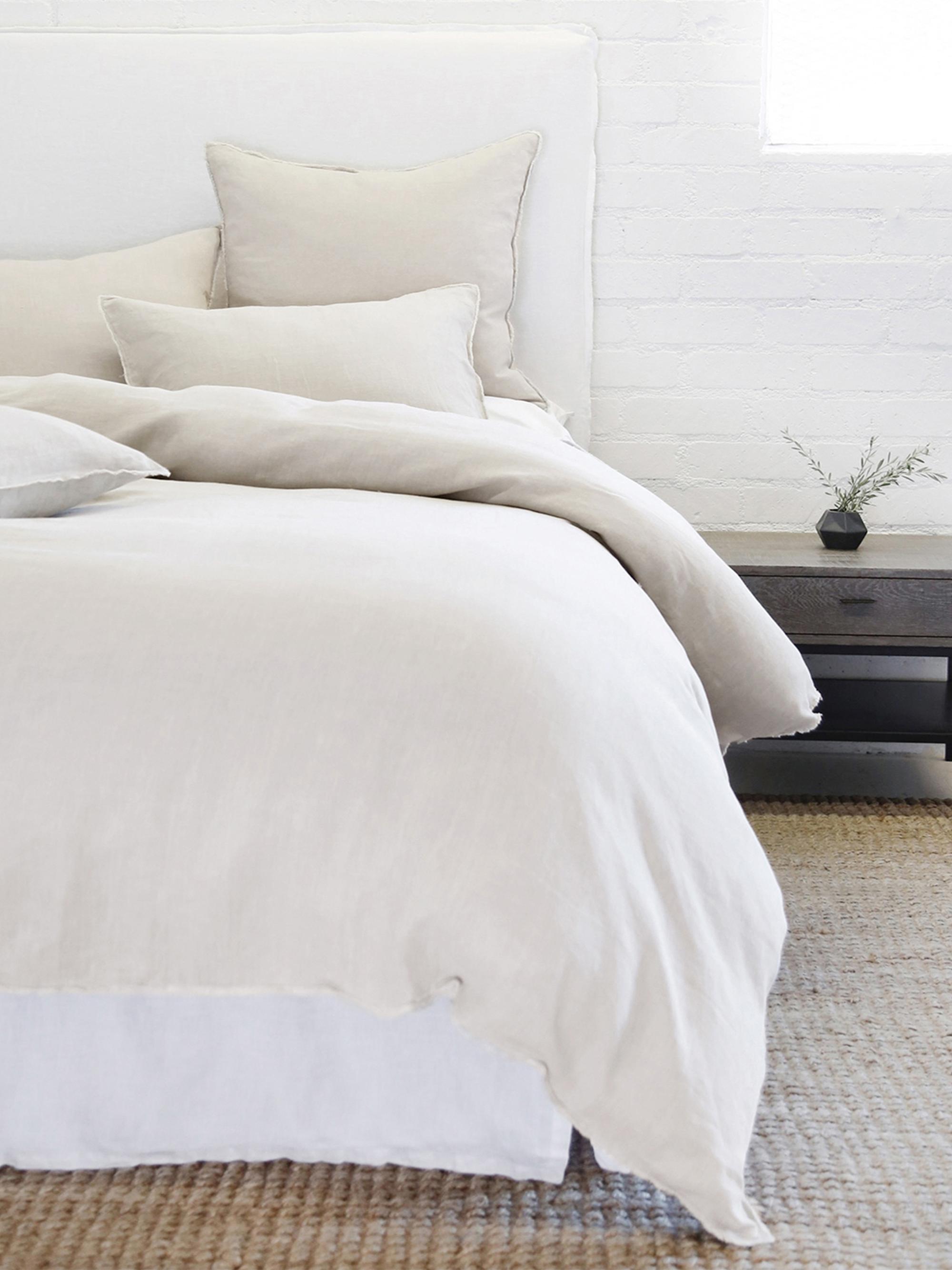 Pom Pom at Home Blair Linen Duvet Cover - Taupe King