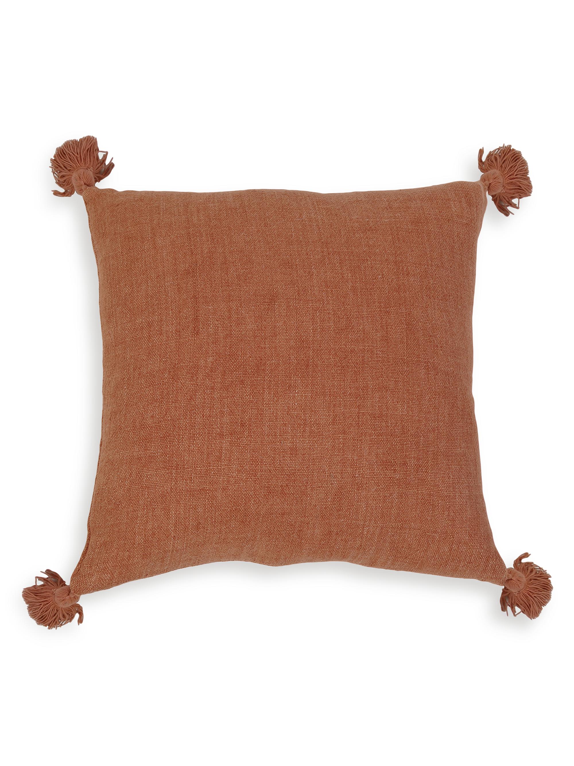 Pom Pom at Home Montauk Tassel Pillow & Insert - Terra Cotta