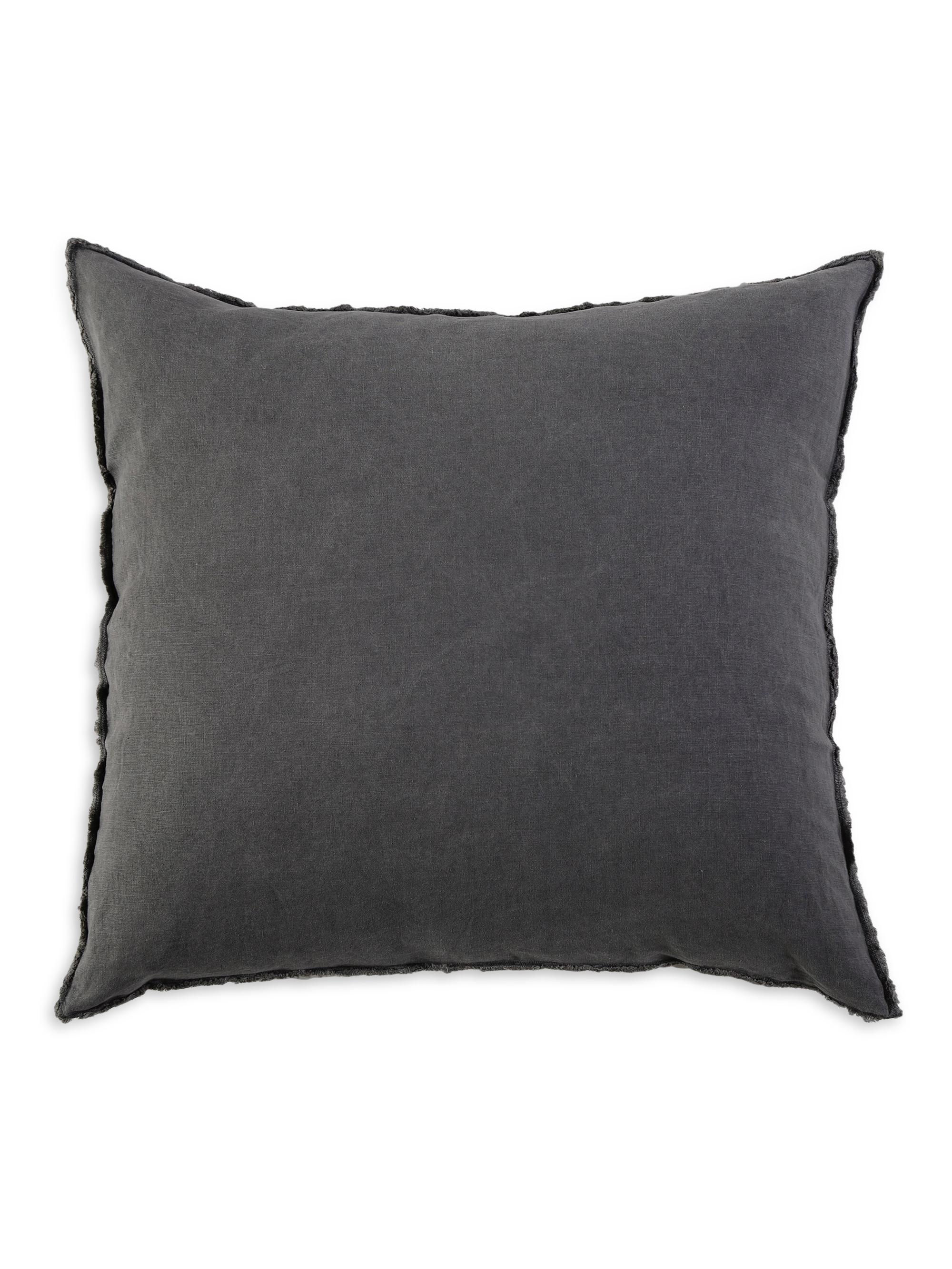 Pom Pom at Home Blair Linen Euro Sham - Midnight European