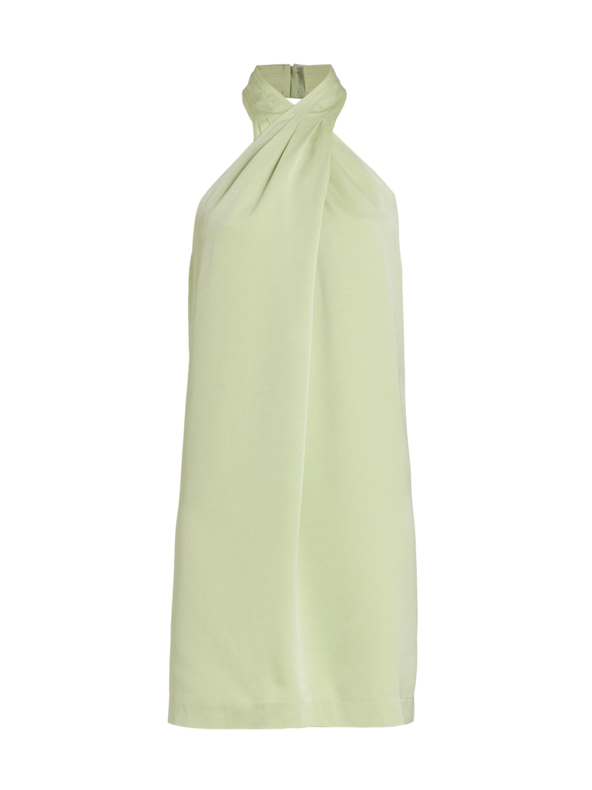 3.1 Phillip Lim Women's Halter Crepe Back Dress - Pistachio