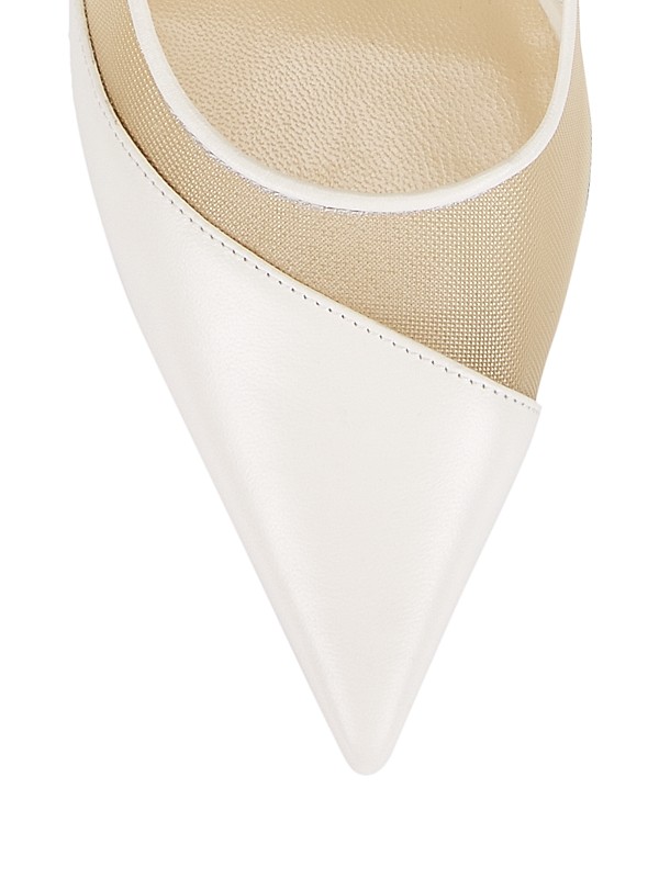 Shop Jimmy Choo Love 85 Leather & Mesh Pumps | Saks Fifth Avenue Shop Jimmy Choo Love 85 Leather & Mesh Pumps | Saks Fifth Avenue