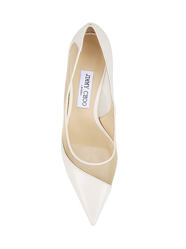 Shop Jimmy Choo Love 85 Leather & Mesh Pumps | Saks Fifth Avenue Shop Jimmy Choo Love 85 Leather & Mesh Pumps | Saks Fifth Avenue
