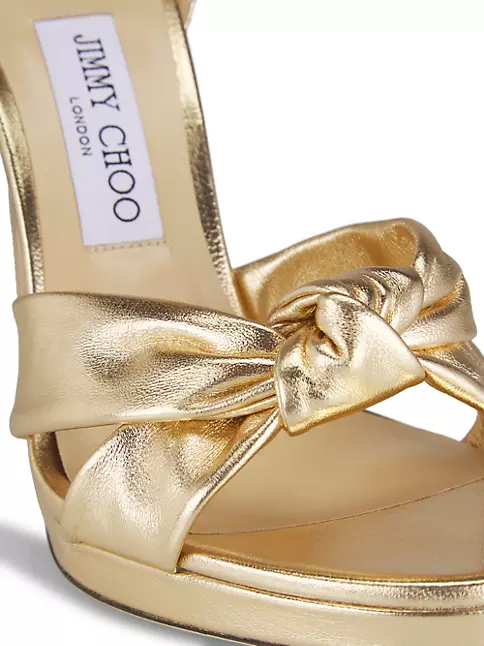 On-trend metallic bridal heels from Jimmy Choo's new bridal collection