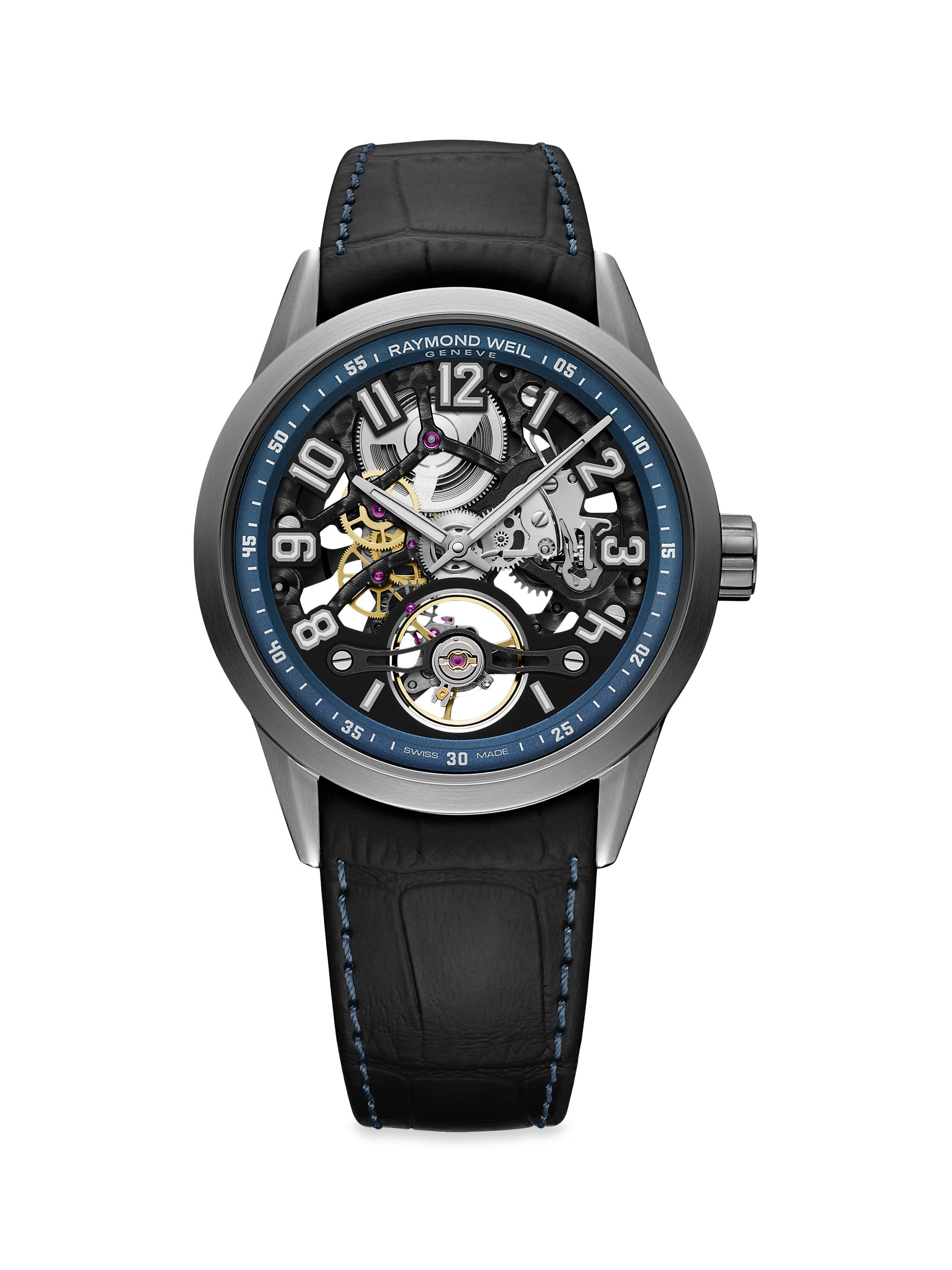 Raymond Weil Women's Freelancer Ladies Stainless Steel & Leather Strap Watch