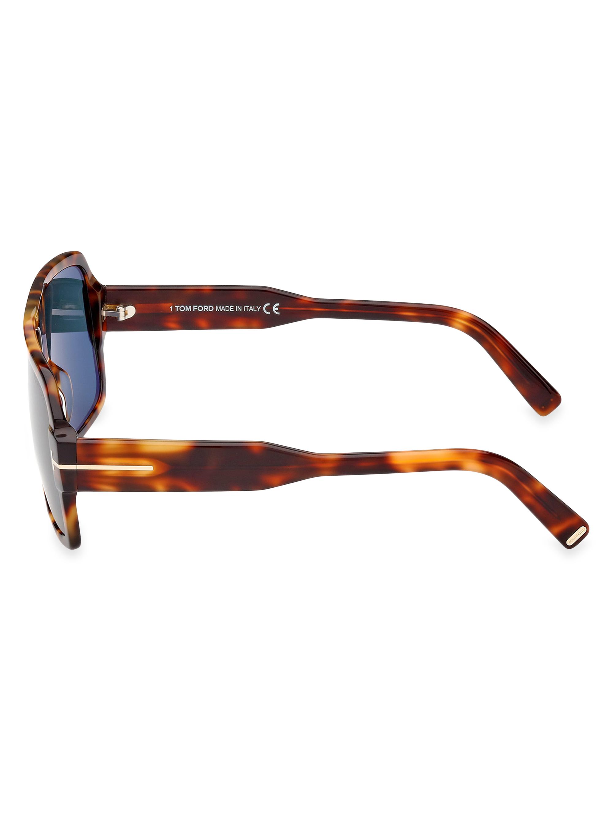 TOM FORD Camden 58MM Square Sunglasses | Saks Fifth Avenue