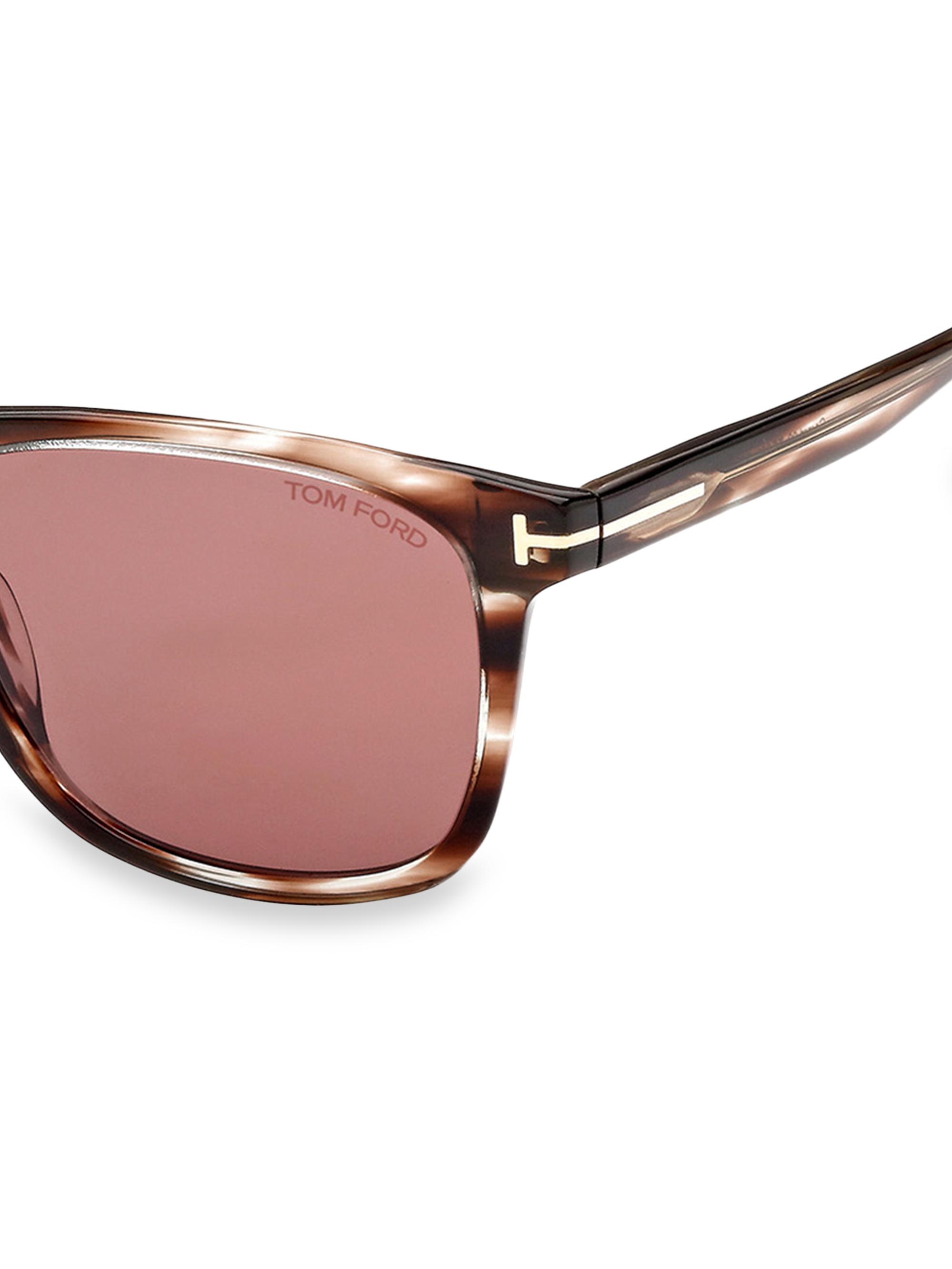 TOM FORD Gerard-02 55MM Square Sunglasses | Saks Fifth Avenue