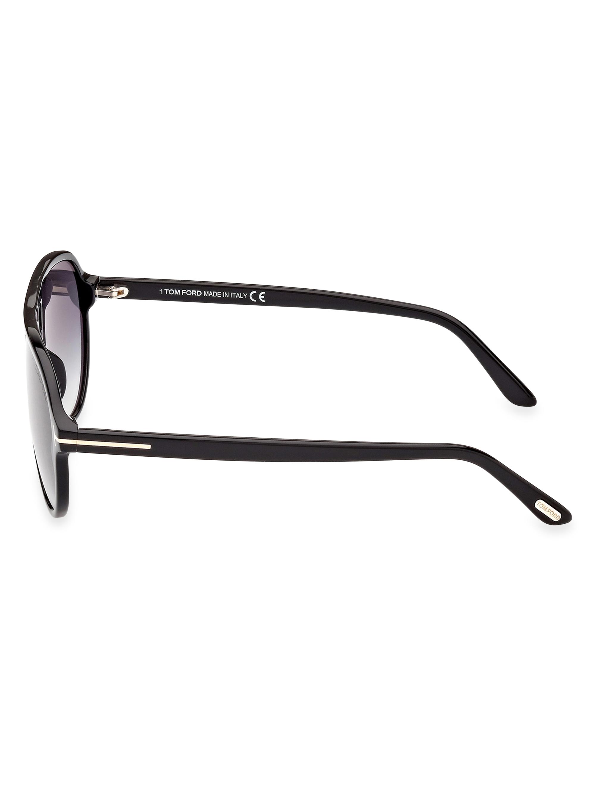 TOM FORD Jeffrey 60MM Aviator Sunglasses | Saks Fifth Avenue