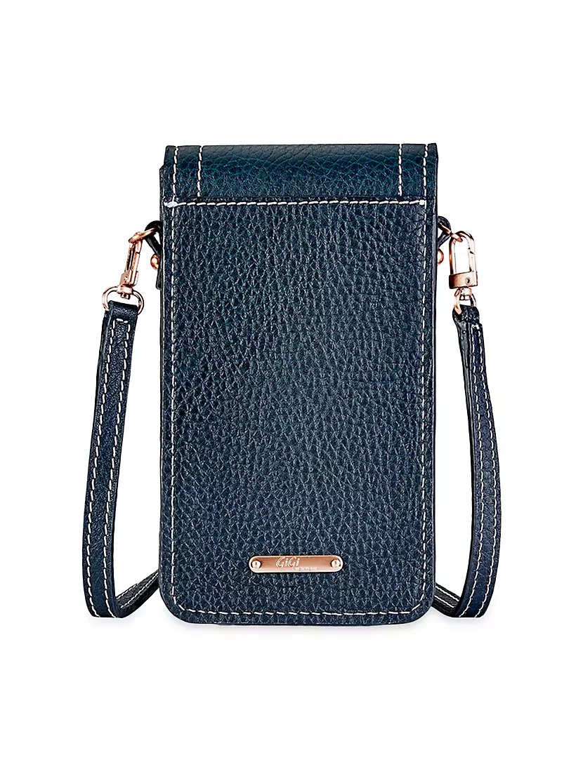 Shop GiGi New York Liv Leather Phone Crossbody Bag