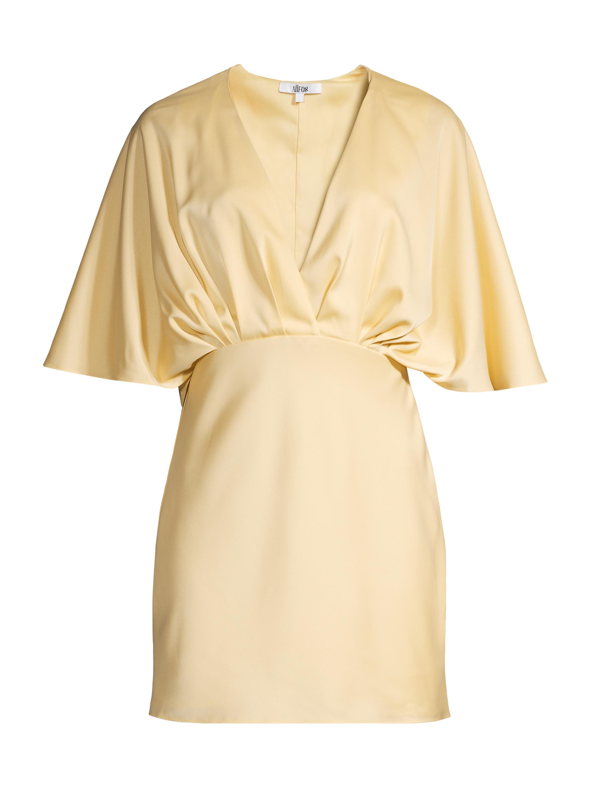 Aiifos Women's Issa Cape Minidress - Yellow