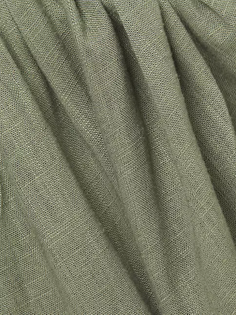 Fendi Green Logo Embellished Cotton Knit Asymmetric hem Hooded