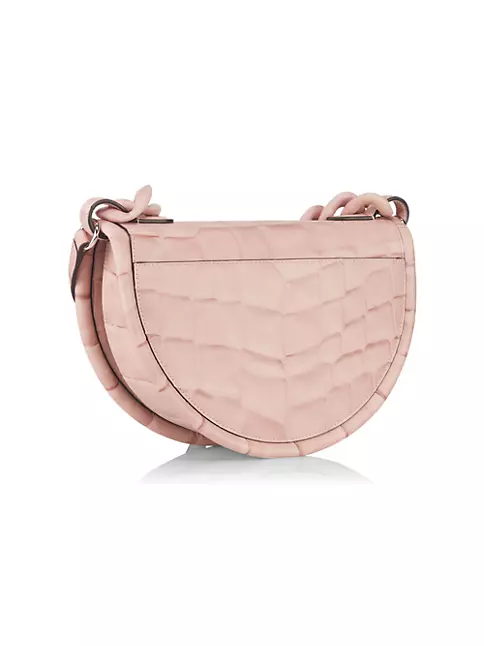 Chanel 23P Small Half Moon Hobo Bag In Lilac Pink With Gold