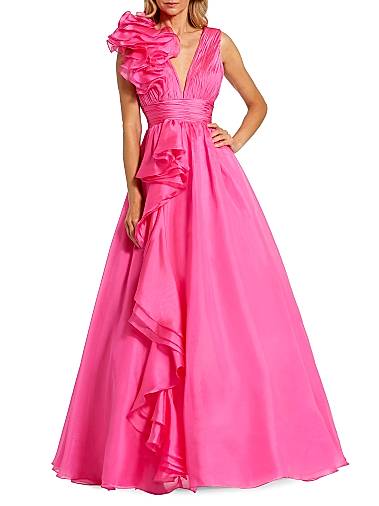 saks prom dresses New Women Off 5th Avenue La Femme Saphire Blue Formal Dress Size 2 Model is wearing Mocha color. La Femme/Saks Fifth Avenue Mint