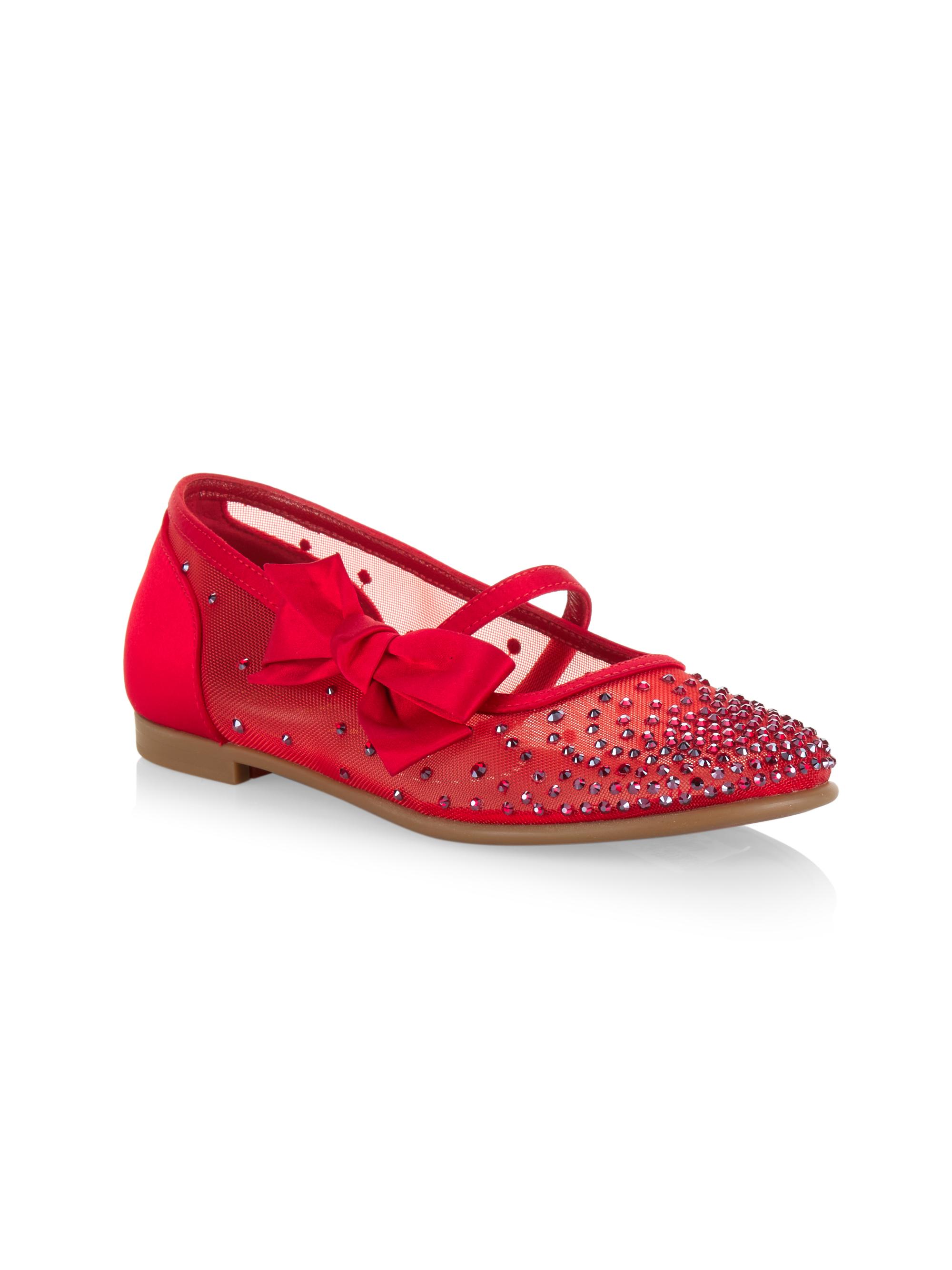 Shop Christian Louboutin Little Girl&rsquo;s & Girl&rsquo;s Melodie Strass 