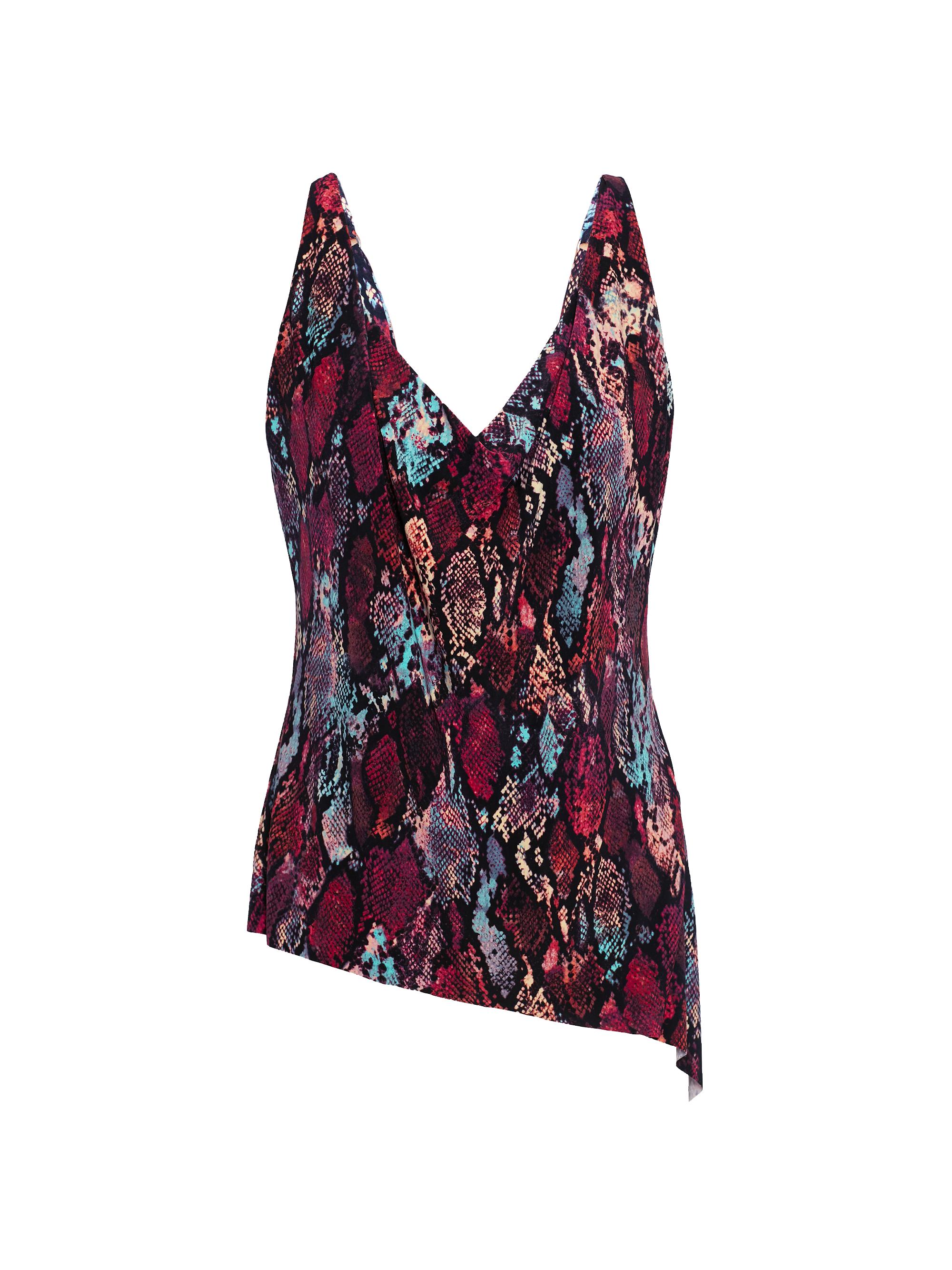 Magicsuit Women's Queen Cobra Winnie Tankini Top - Black Brown