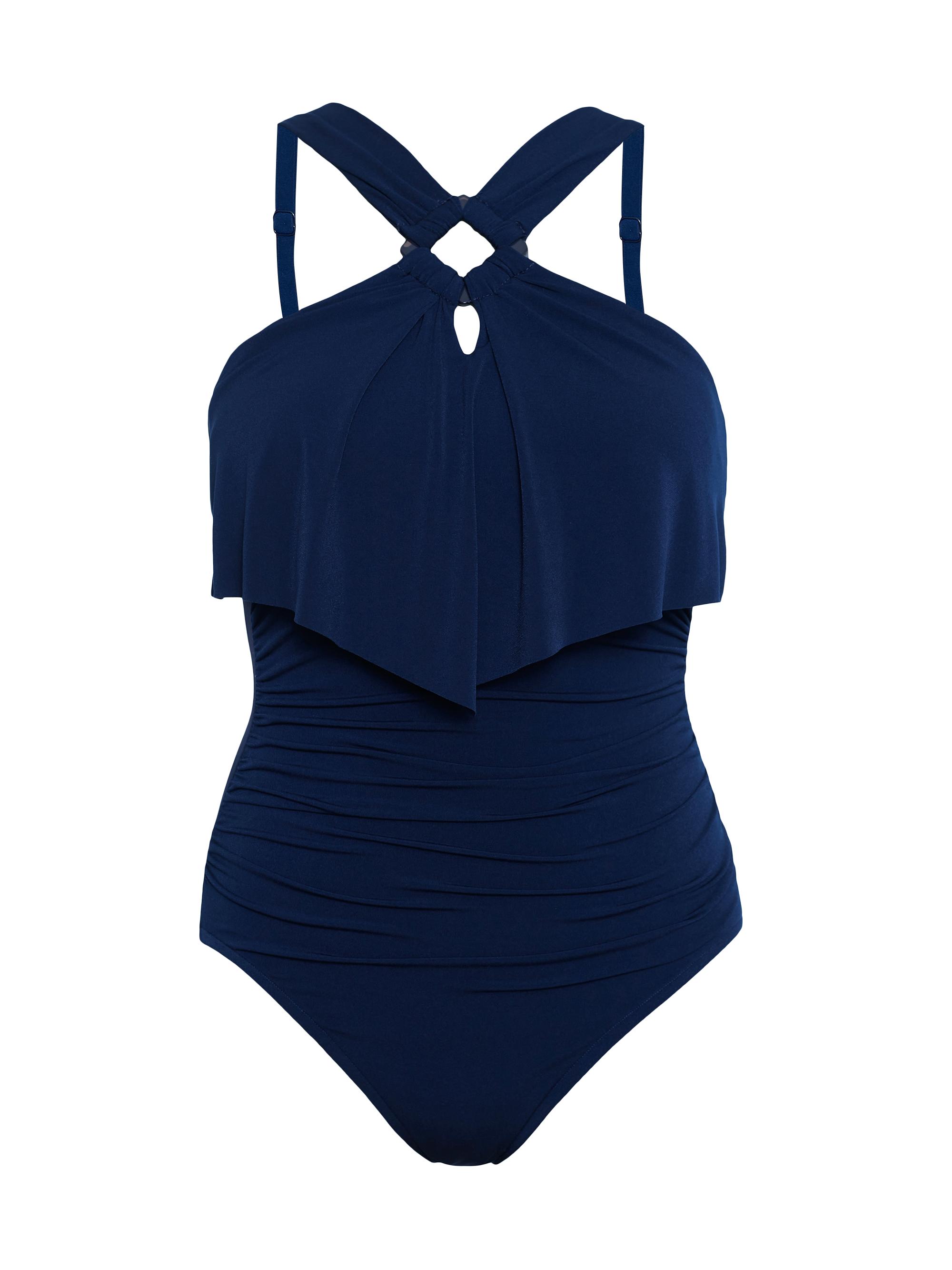Magicsuit Women's Liza Square-Cut One-Piece Swimsuit - Navy