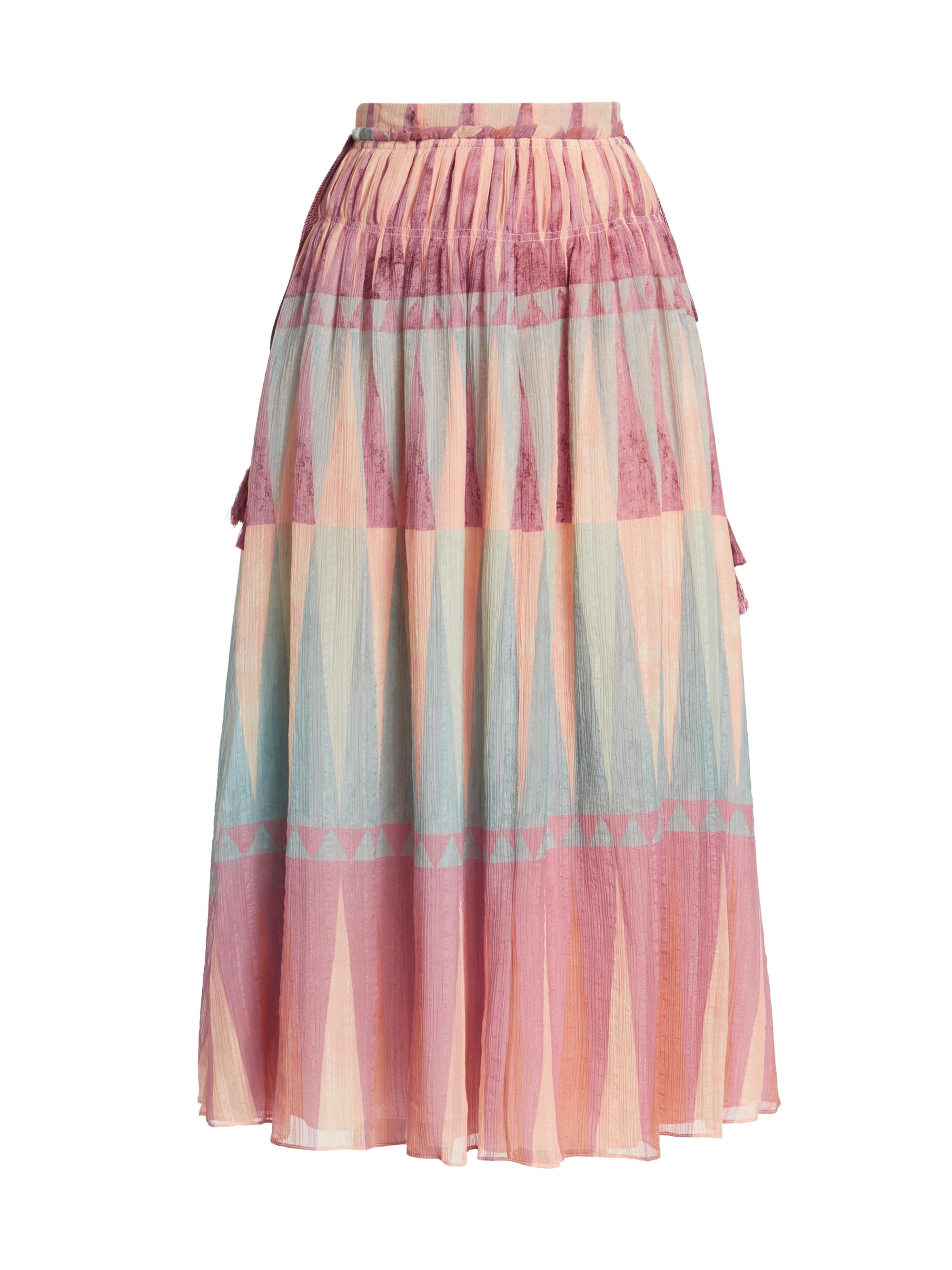 Altuzarra Women's Yasinia Geometric Skirt - Seastar Geo