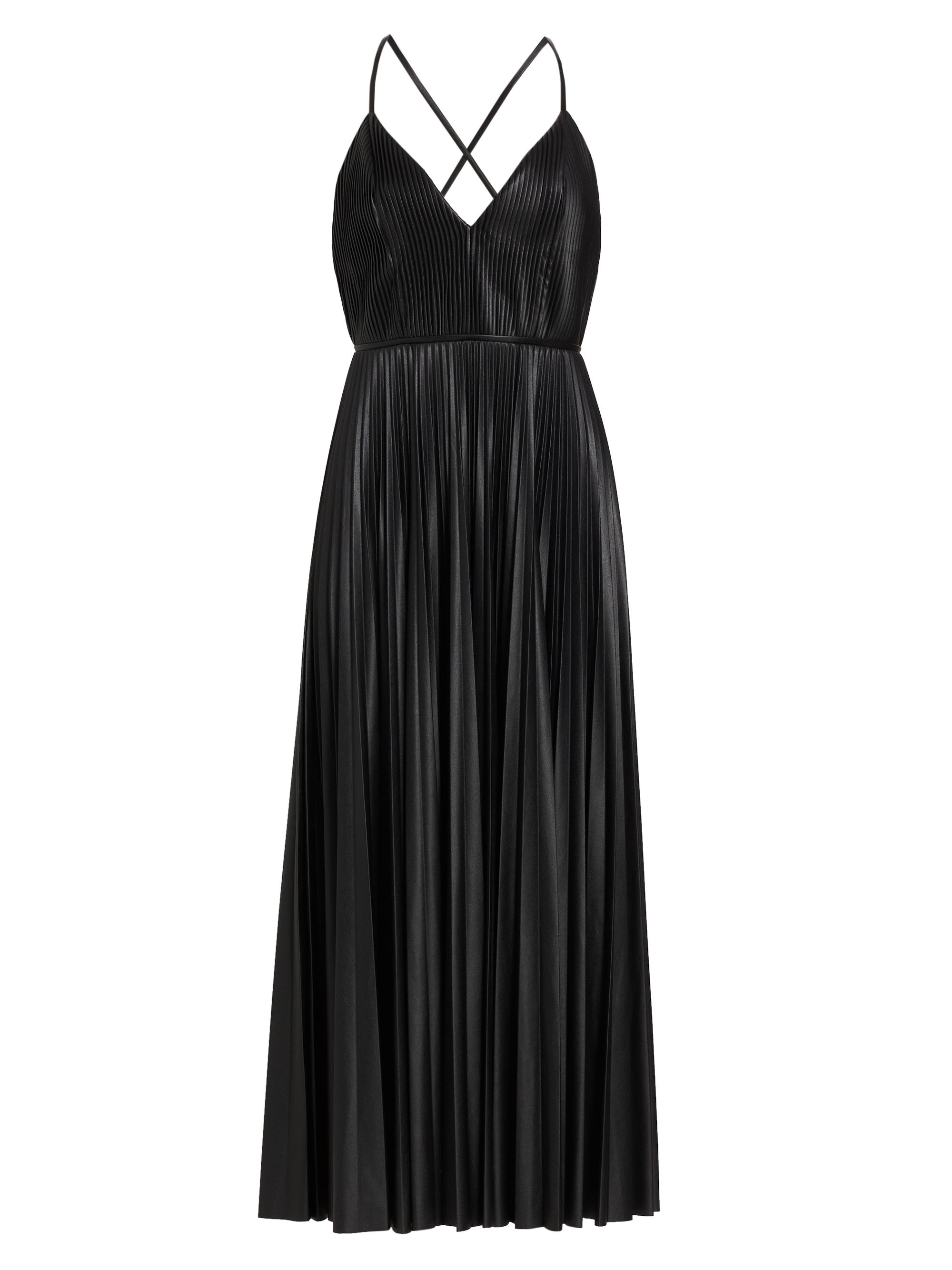Altuzarra Maggiore Faux Leather Pleated Midi-Dress | Saks Fifth Avenue