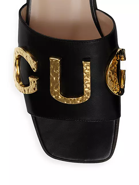 Gucci Logo Slide Flats